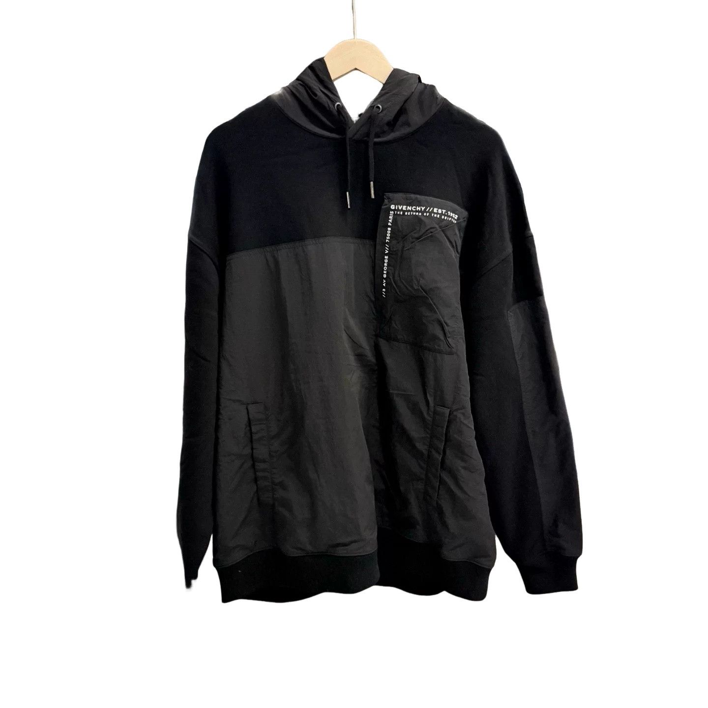 Givenchy Givenchy Patch Logo Hoodie Size L Size US L / EU 52-54 / 3 - 1 Thumbnail