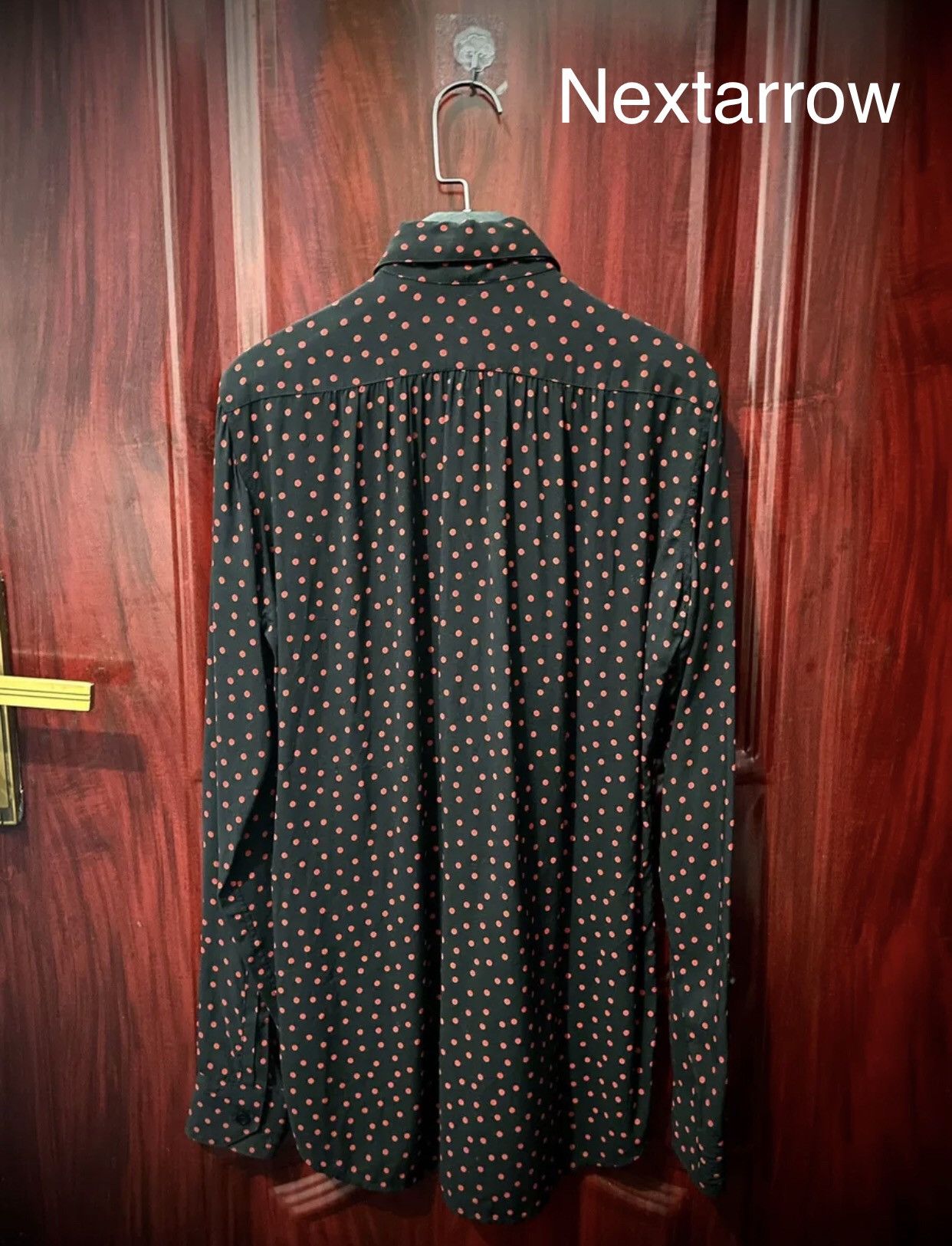 Saint Laurent Paris × Yves Saint Laurent Saint laurent 16fw polka-dot tie shirt 2409-Nextarrow Size US S / EU 44-46 / 1 - 2 Thumbnail