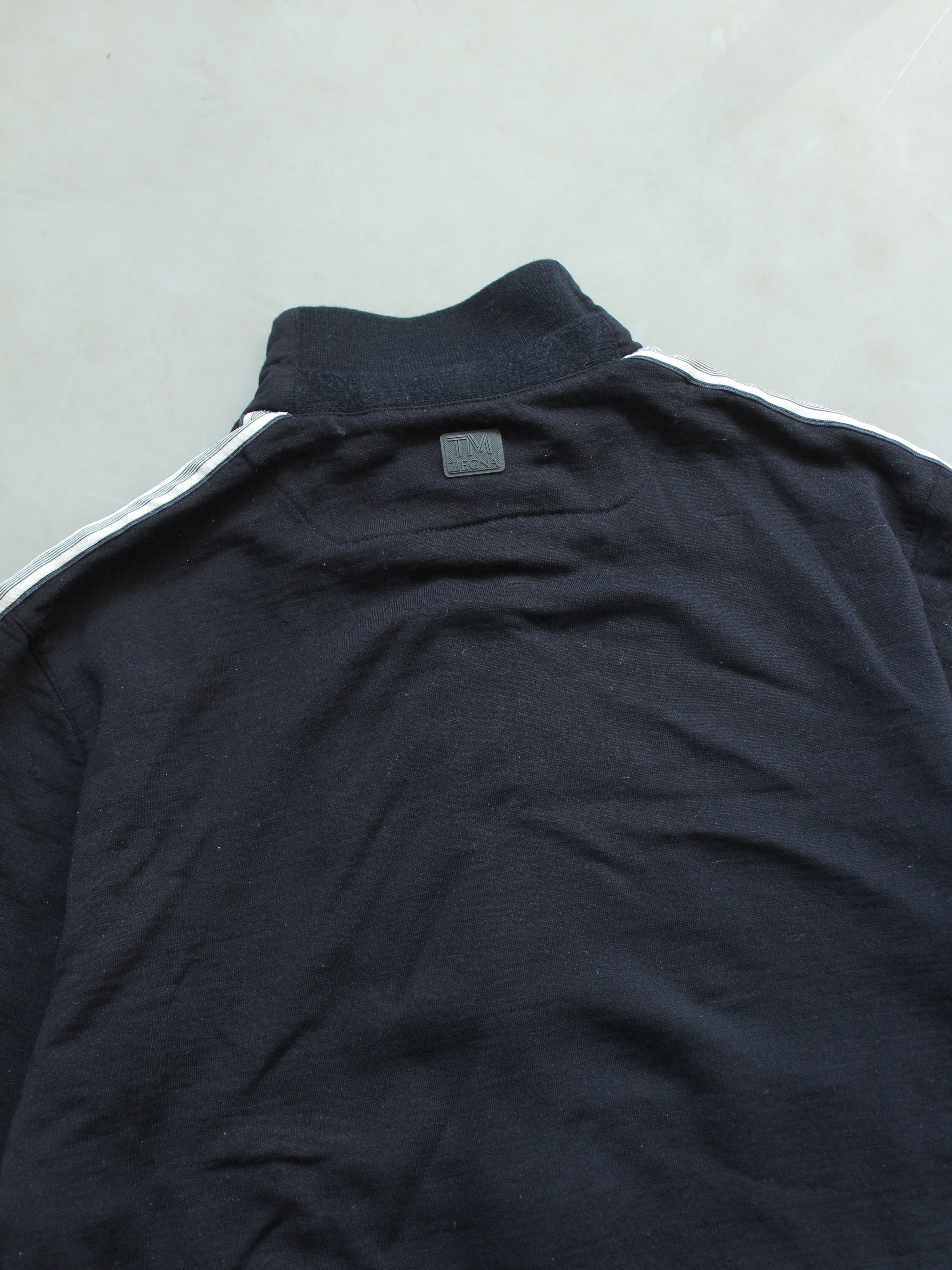 Ermenegildo Zegna × Z Zegna Tech Merino Zegna Zip Wool Jacket S-M Navy Blue Size US M / EU 48-50 / 2 - 13 Thumbnail