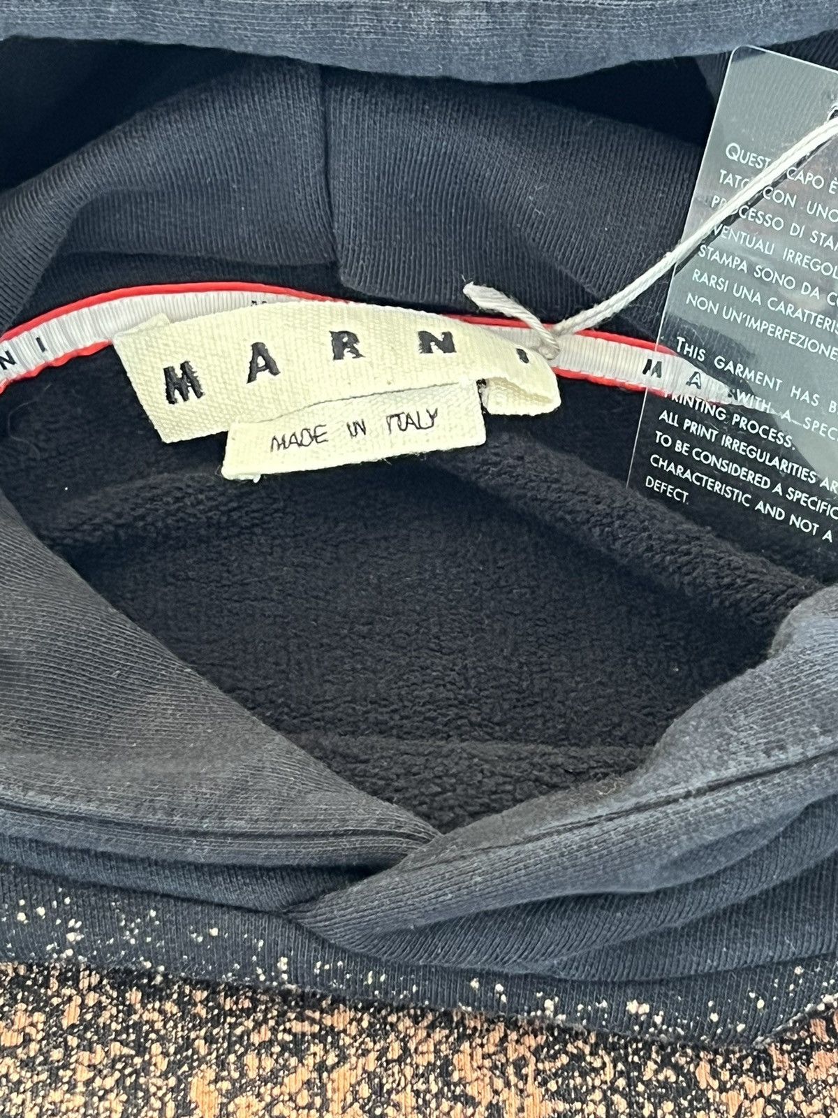 Marni New Marni Brown Spray Paint Found Objects Logo 50 Size US M / EU 48-50 / 2 - 13 Thumbnail
