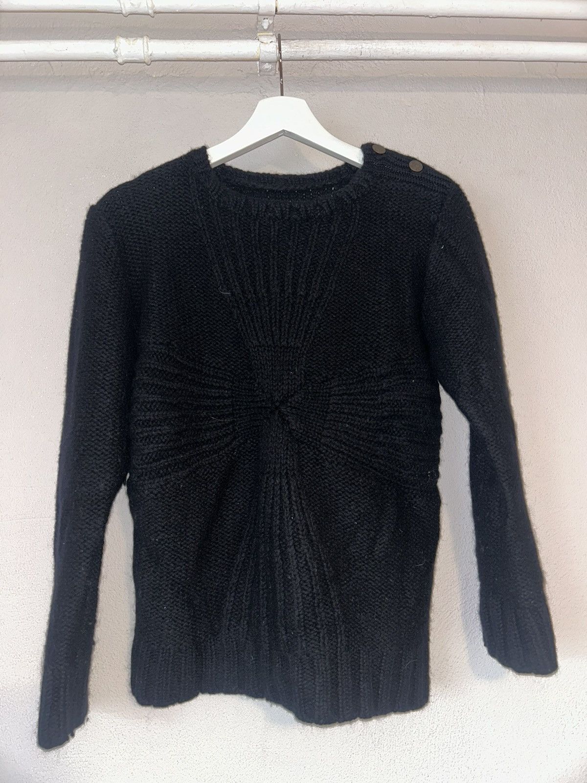 Jean Paul Gaultier Jean Paul Gaultier AW2009 Cross Knit Sweater - Size M Size US M / EU 48-50 / 2 - 4 Thumbnail