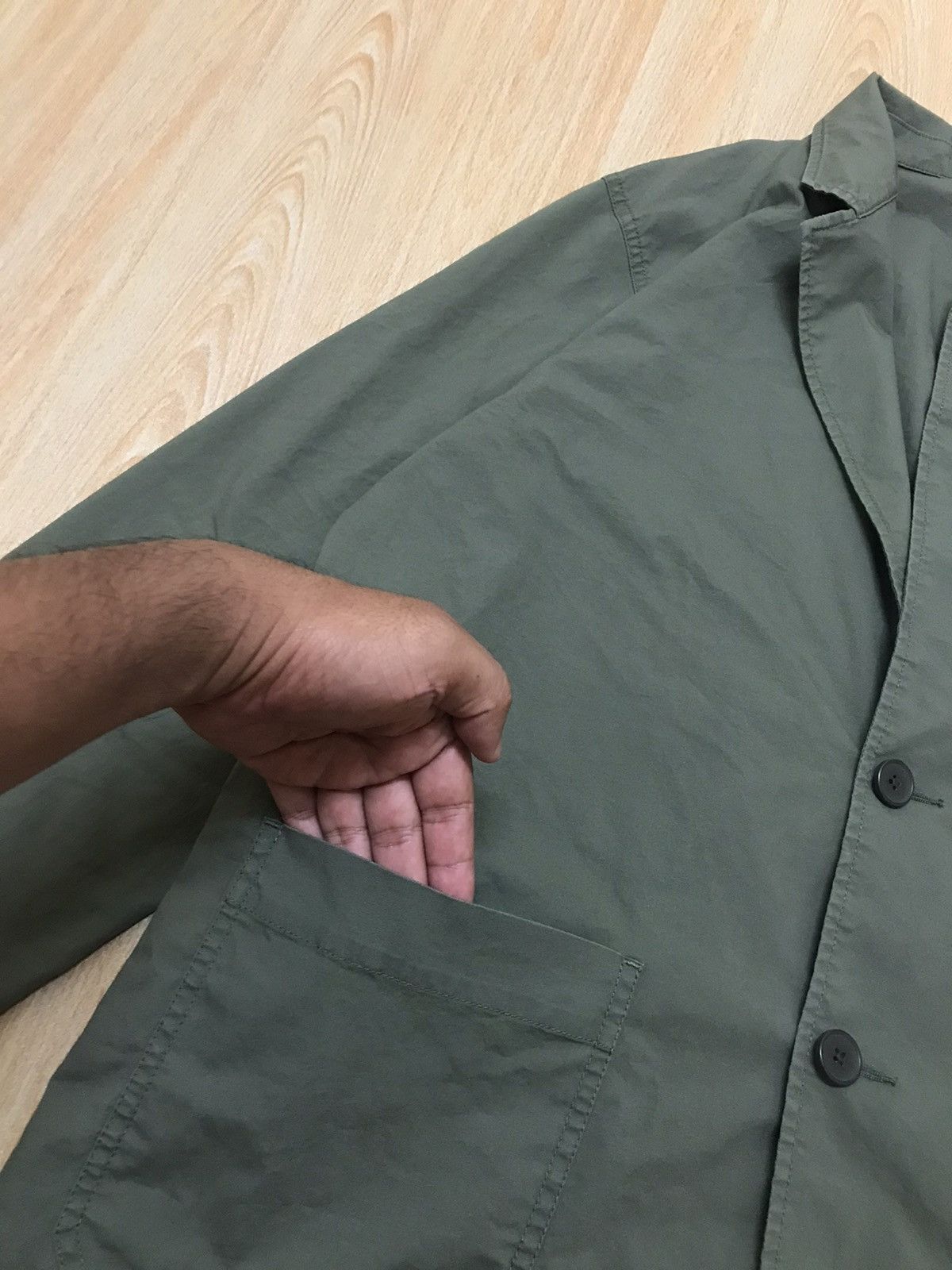 Japanese Brand × Uniqlo Japanese Brand Uniqlo Light Button Jacket Size US S / EU 44-46 / 1 - 7 Thumbnail