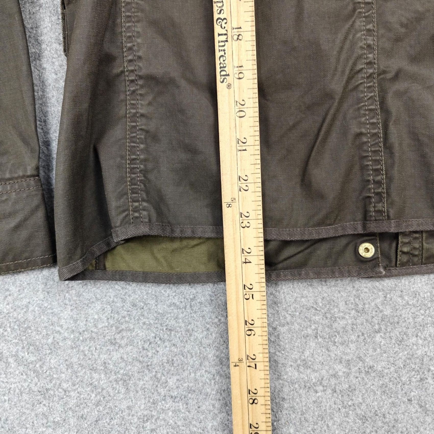 J.Crew J.Crew Jacket Mens Small Brown Canvas Relaxed Bedford Field Full Zip Pockets Size Size US S / EU 44-46 / 1 - 7 Thumbnail