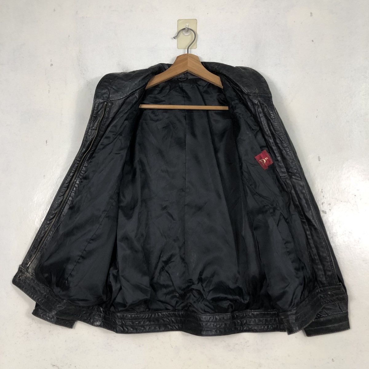 Japanese Brand 📌Vintage Biker Leather Jacket Partina Issey Miyake Size US M / EU 48-50 / 2 - 15 Thumbnail