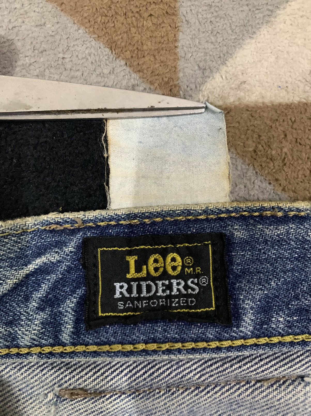 Lee Vintage 90s Lee Riders Rusty Mud Wash Baggy Distressed Jeans Size US 32 / EU 48 - 18 Thumbnail