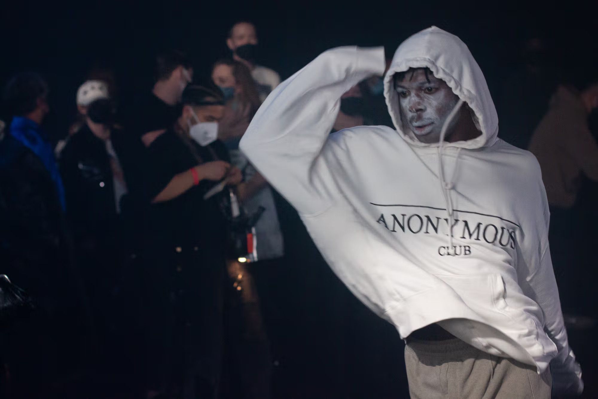 Anonymous Club Anonymous Club Hood By Air Friends & Family White Hoodie Size US XL / EU 56 / 4 - 9 Thumbnail