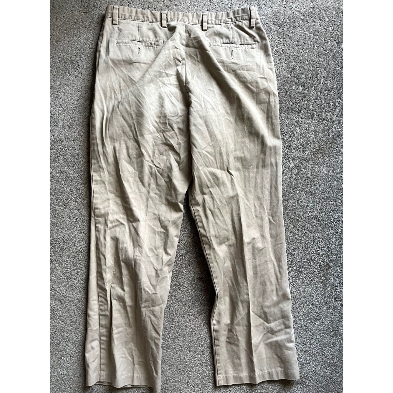 Dockers DOCKERS Pants Main Selling Point: Flat Front Chino - Ivory Beige - Size 36x32 - Regular Fit - Men Size US 36 / EU 52 - 4 Thumbnail