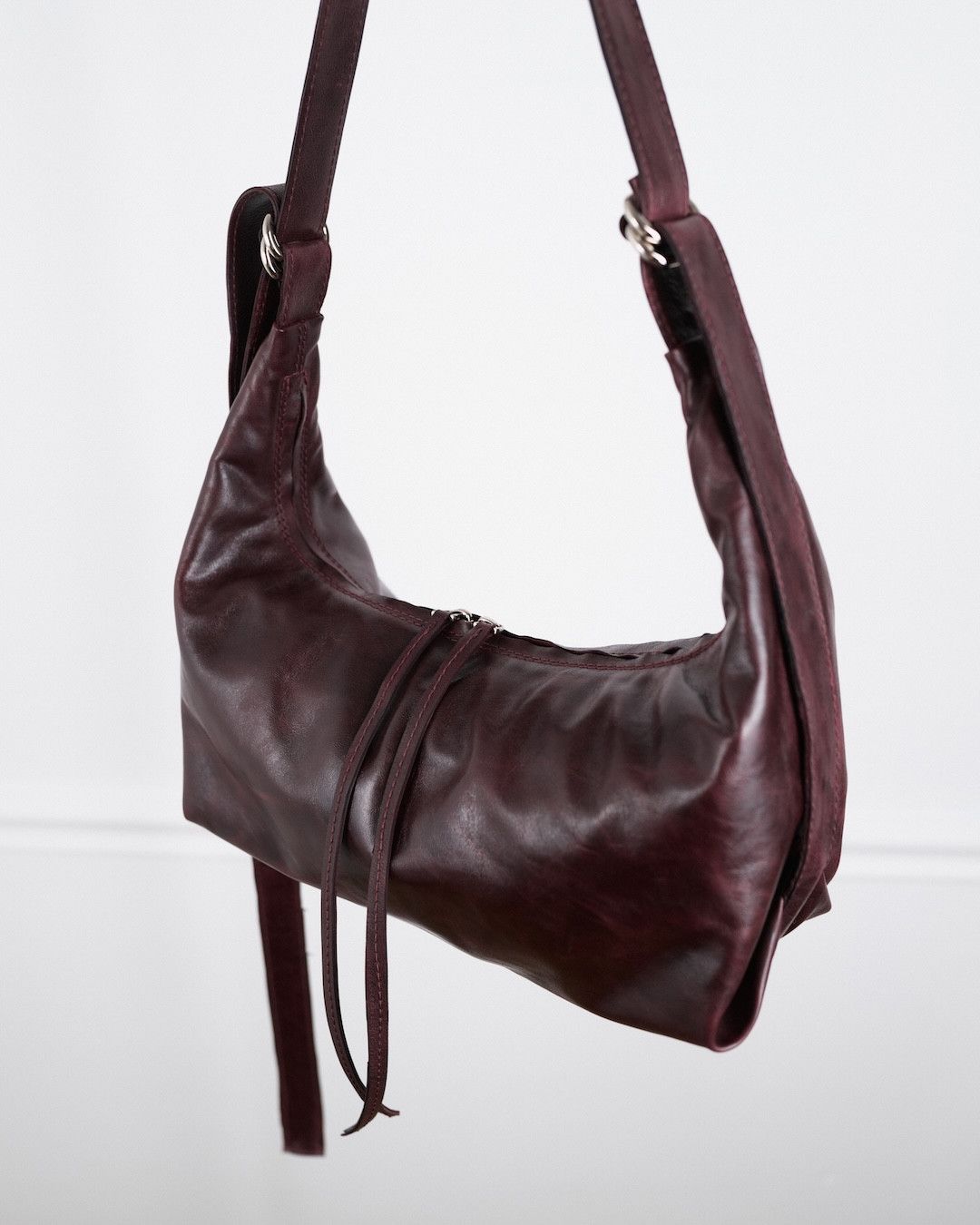Other NKTRMNV BURGUNDY ARIA MINI CALF SKIN BAG Size ONE SIZE - 3 Thumbnail