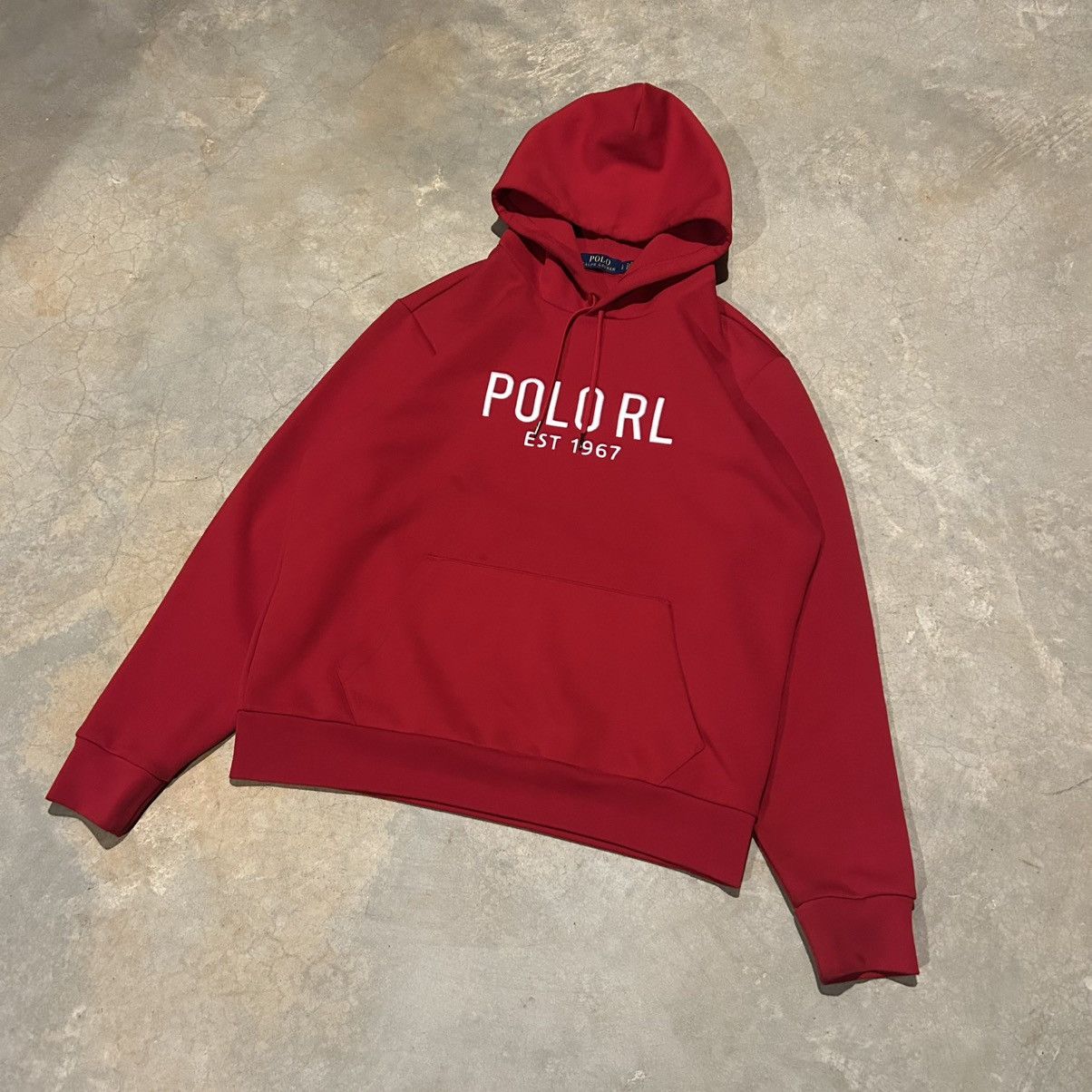 Polo Ralph Lauren × Vintage Polo Ralph Lauren Embossed RL Logo Embroidered Hoodie Rare Size US L / EU 52-54 / 3 - 2 Thumbnail