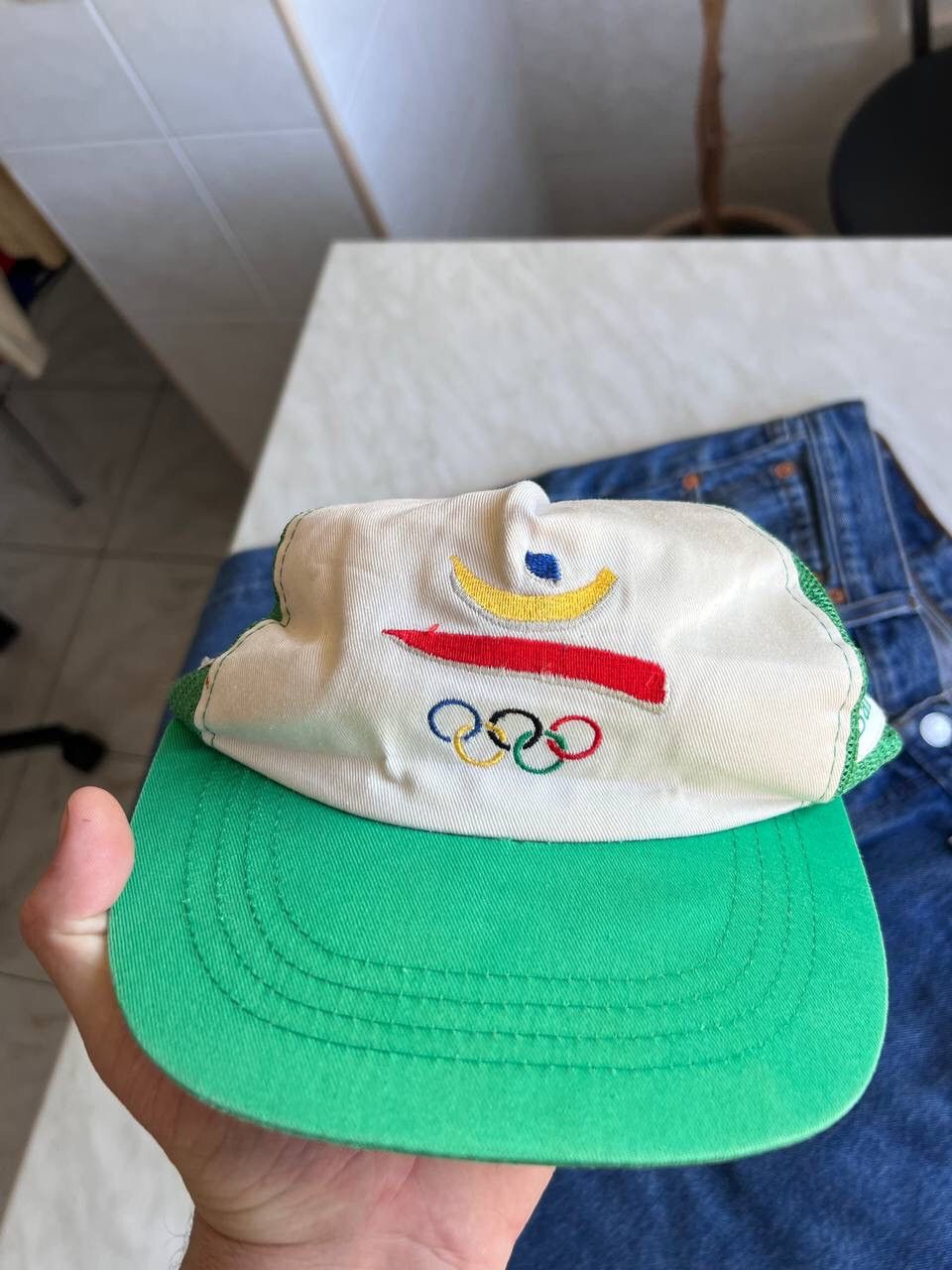 Other 90s Vintage Olympic Game Barcelona 1992 Baseball Mesh Cap Size ONE SIZE - 10 Thumbnail