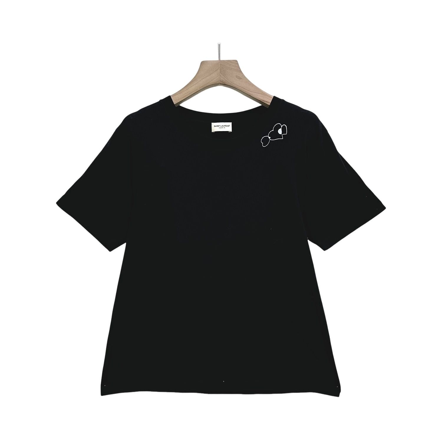 Saint Laurent Paris s/s 2018 skeleton heart tee!! | Grailed