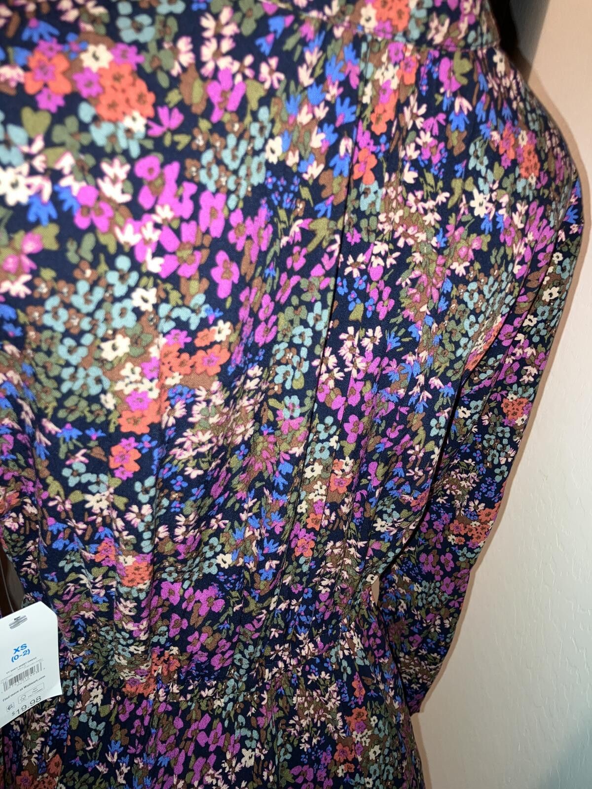 Other NWT Floral Button-Up Dress with Elastic Waist Size XS / US 0-2 / IT 36-38 - 7 Thumbnail