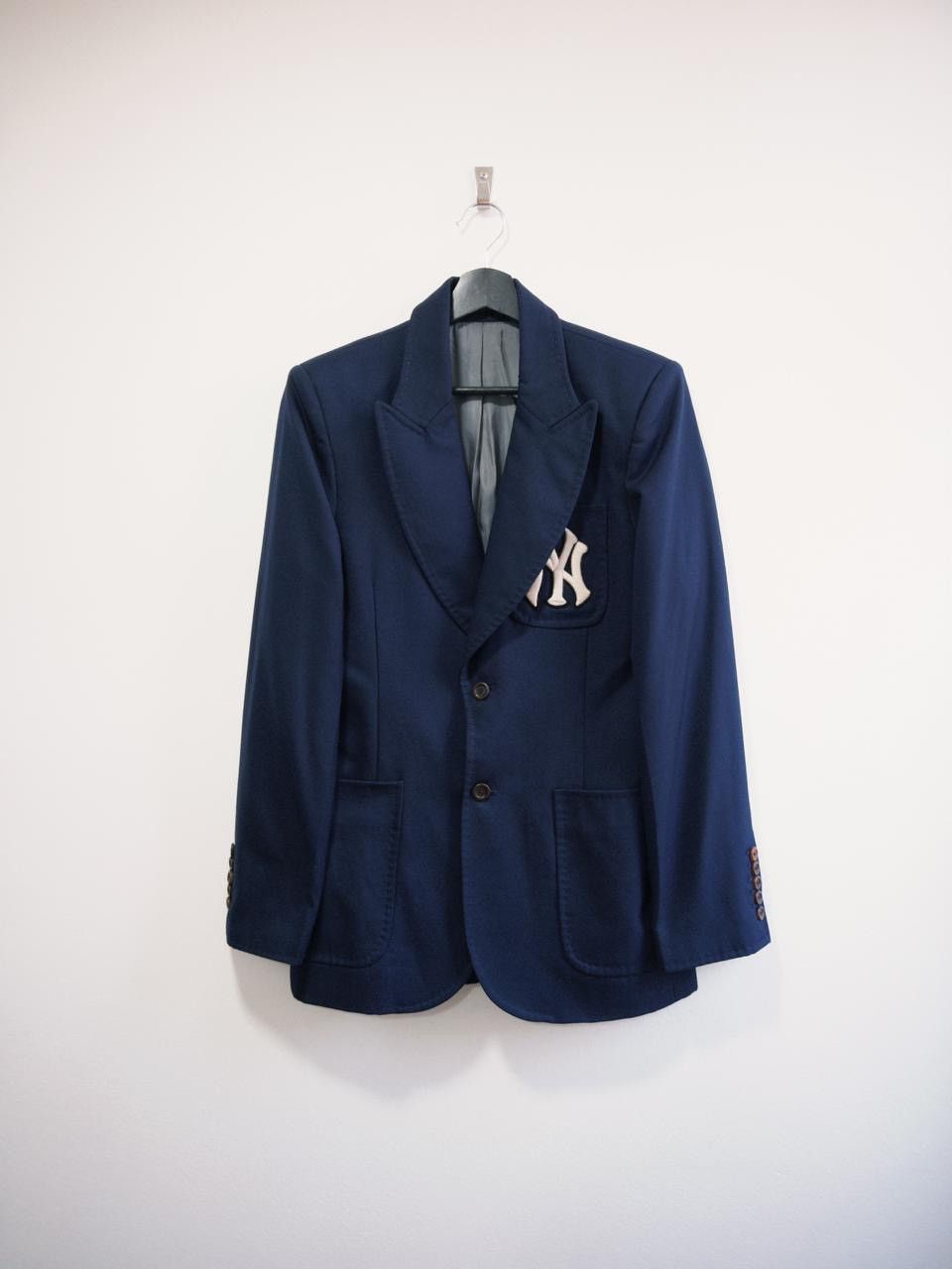 Gucci × MLB Extremely Rare Limited Edition MLB Yankee Embroidery Blazer Size 38R - 1 Thumbnail