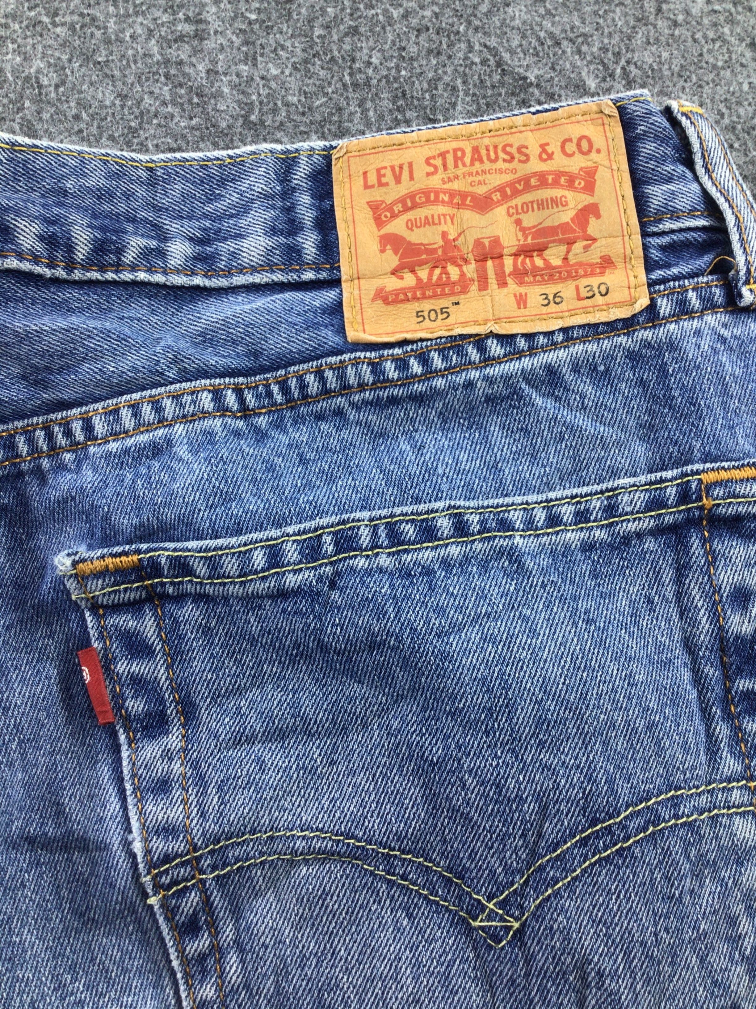 Levi's Vintage Levis 505 Jeans-J723 Size US 36 / EU 52 - 5 Thumbnail