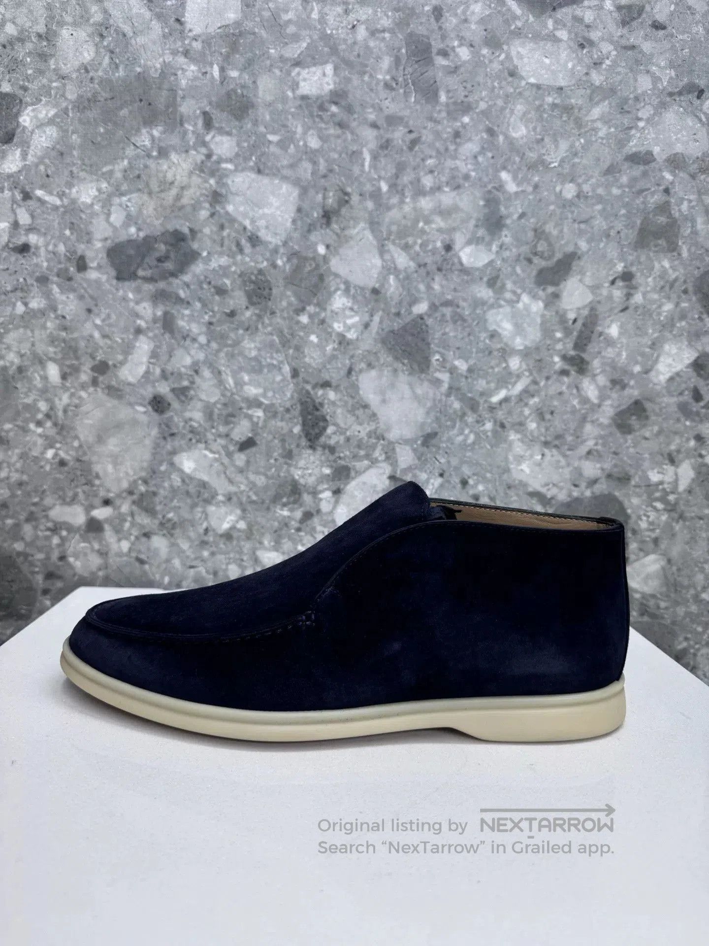 Loro Piana Loro Piana Openwalk Classic Navy Shoes. Size US 7 / EU 40 - 3 Thumbnail