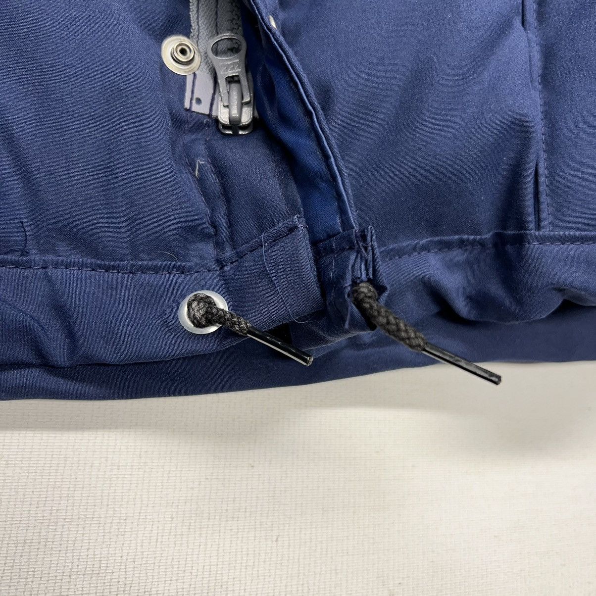Vintage VTG 10X Down Jacket Blue Puffer Coat Zip Pocket Work Retro Size US XL / EU 56 / 4 - 16 Thumbnail
