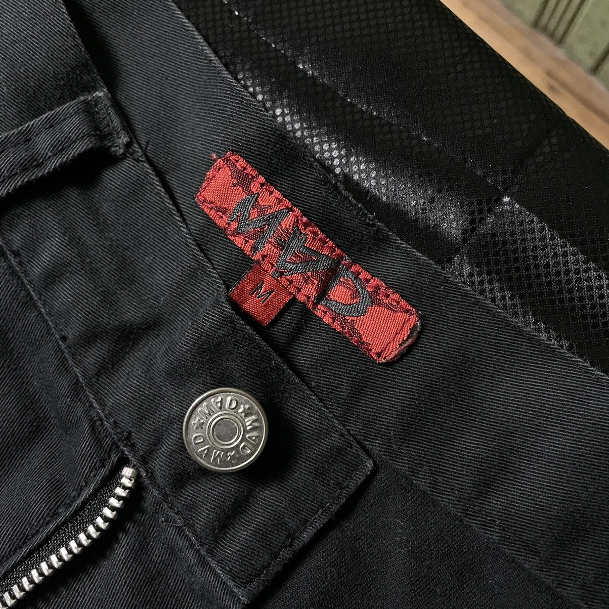 If Six Was Nine × Japanese Brand × Yasuyuki Ishii 🇯🇵☠️ MAD PUNK WORDING PATCHES SEDITIONARIES PUNK GOTHIC PANTS Size US 29 - 24 Thumbnail