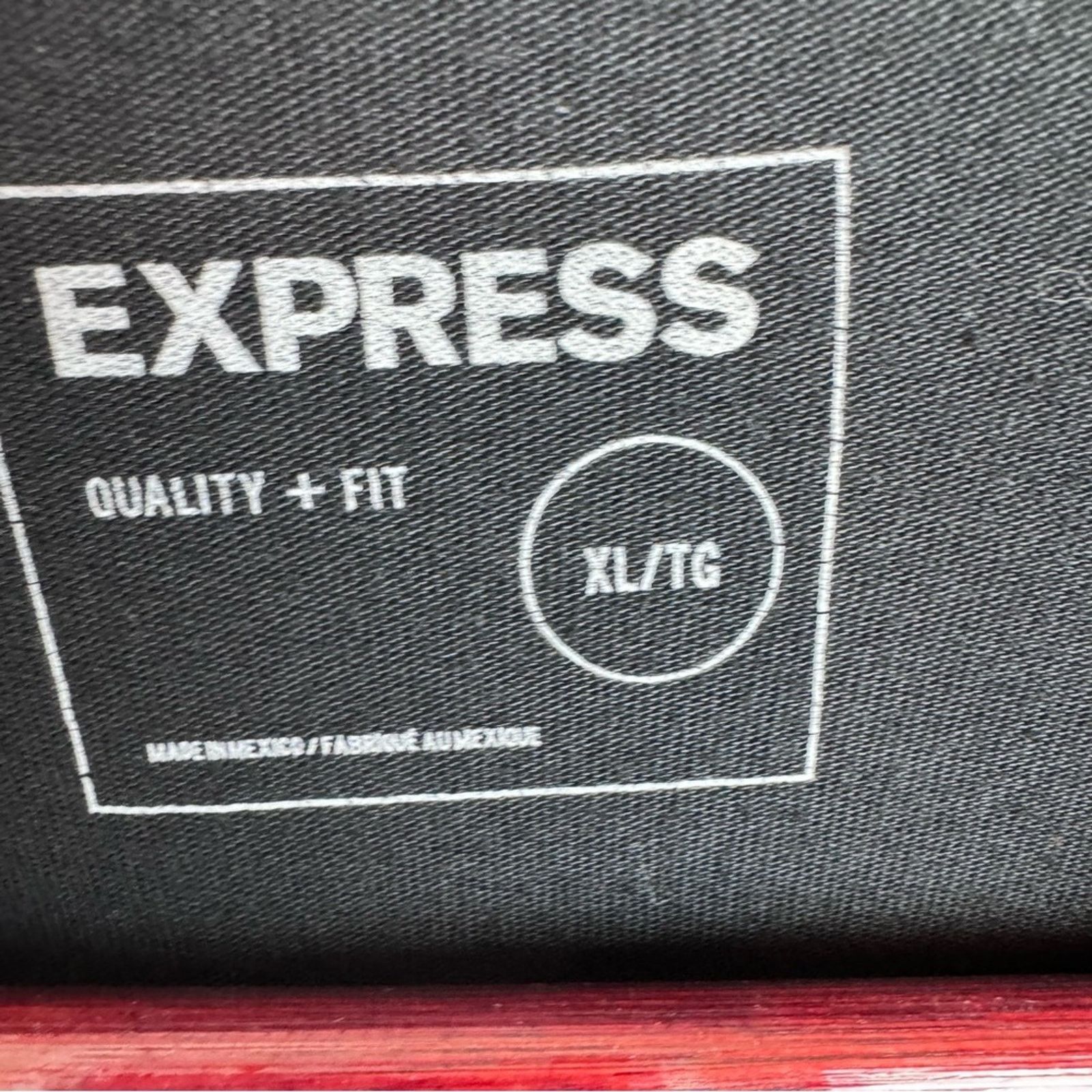 Express Express Black X Logo Heavyweight Tee Shirt Men’s Size XL Size US XL / EU 56 / 4 - 4 Thumbnail