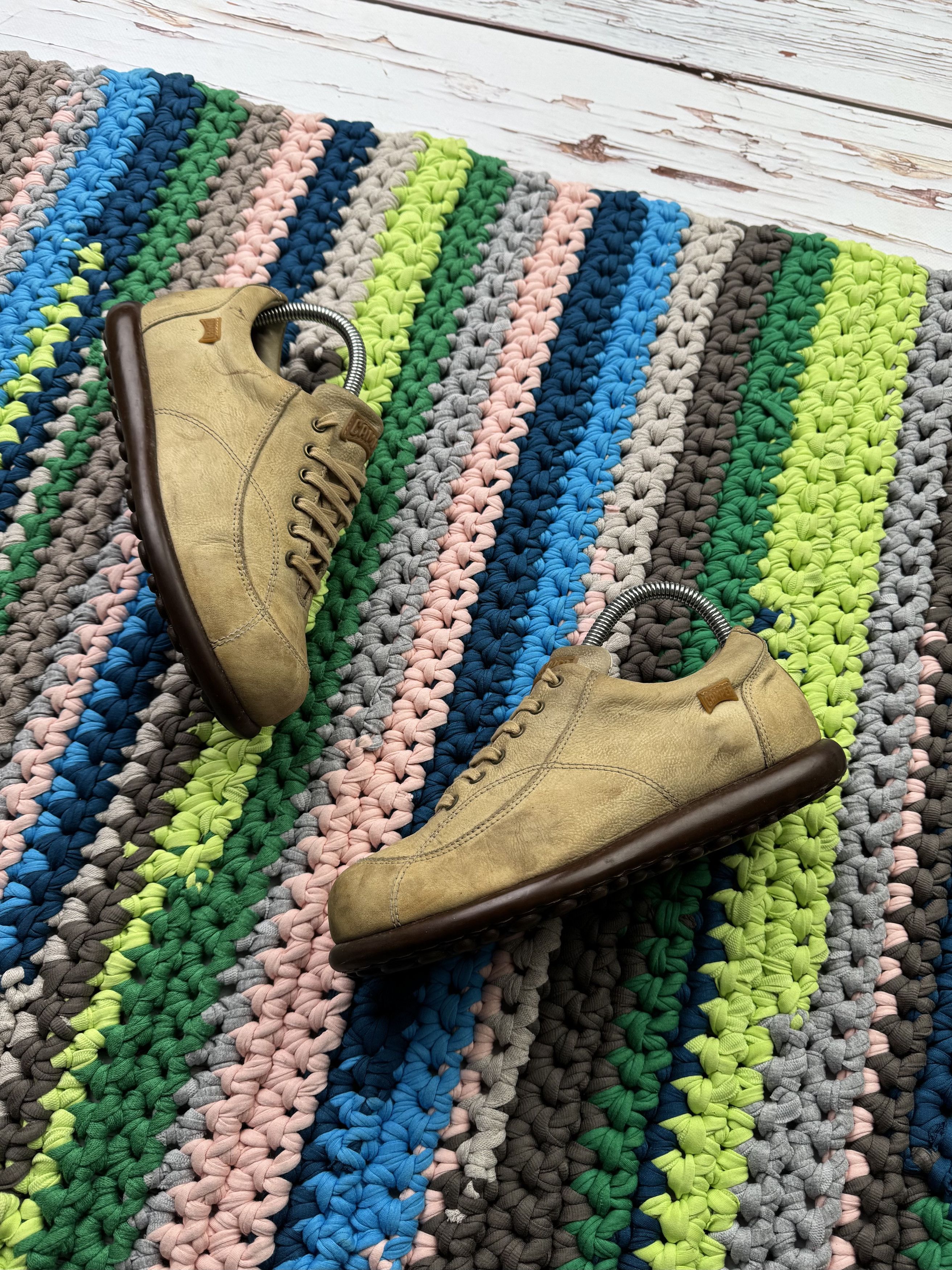 Camper Camper Vintage Leather Faded Shoes (V69)(D10) Size US 7 / IT 37 - 1 Thumbnail