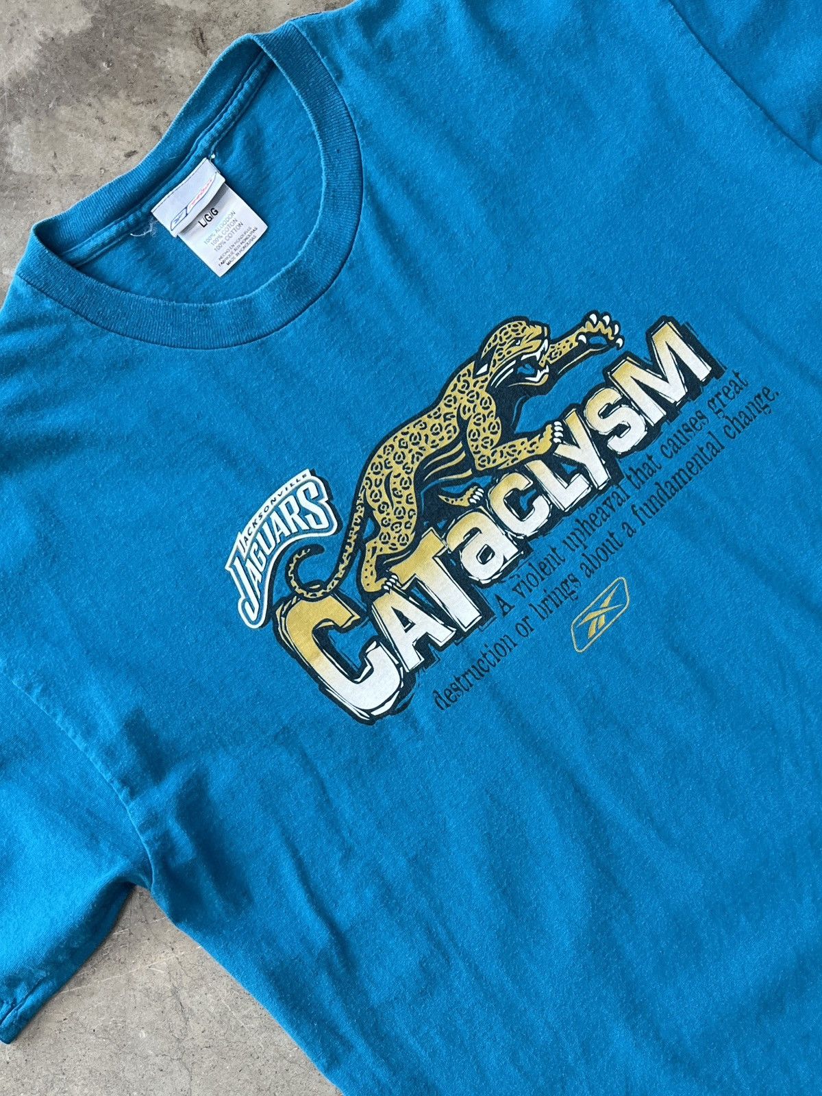 NFL × Vintage Vintage Reebok NFL Jacksonville Jaguars Cataclysm Tee Large Size US L / EU 52-54 / 3 - 1 Thumbnail