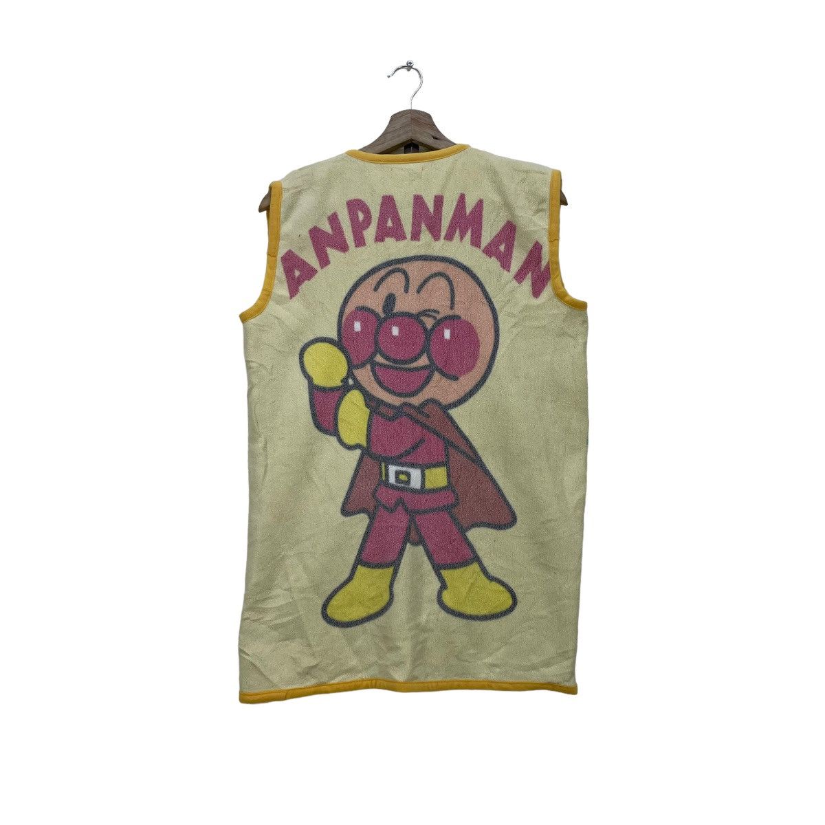 Anime × Japanese Brand × Vintage Rare Vintage Cartoon Anpanman Fleece Vest Jacket Size US S / EU 44-46 / 1 - 2 Thumbnail