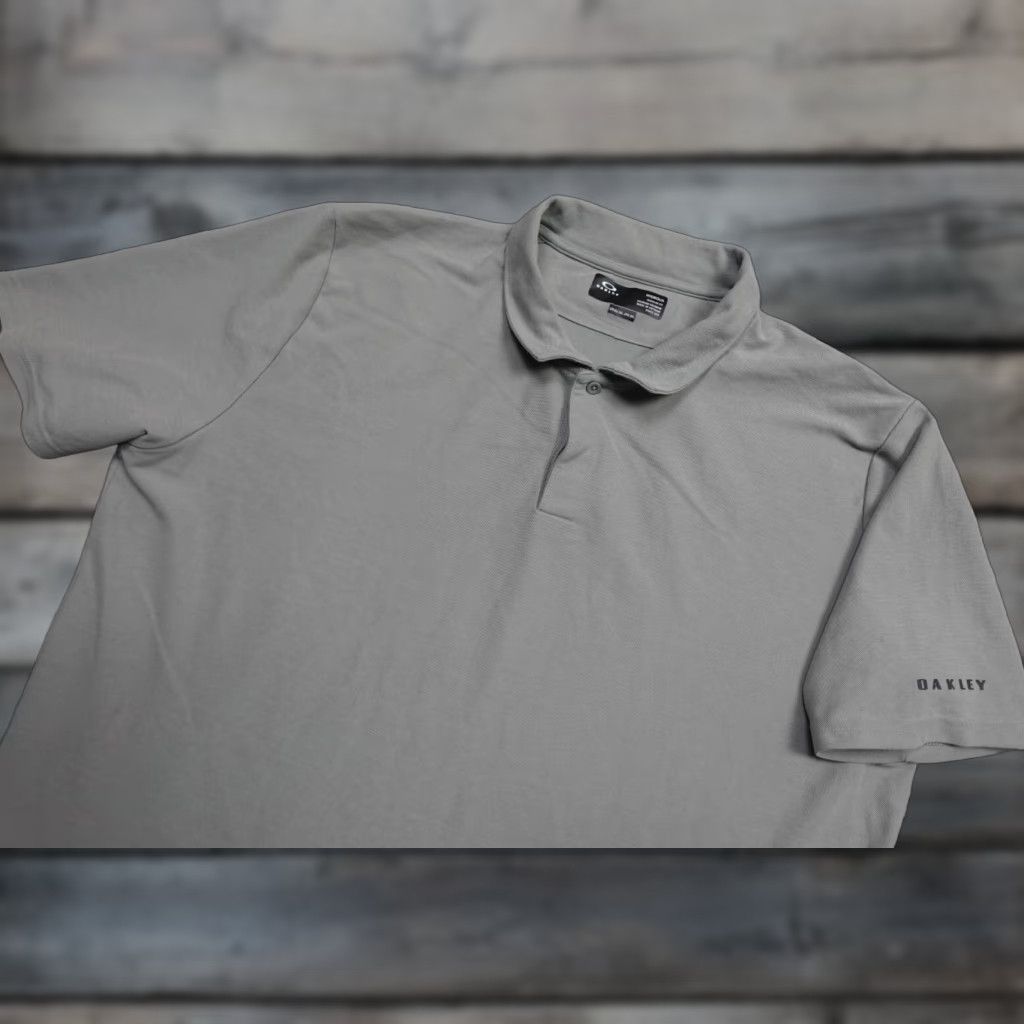 Oakley Oakley Golf Polo Men 2XL Gray Regular Lightweight Stretch Shirt Size US XXL / EU 58 / 5 - 1 Thumbnail