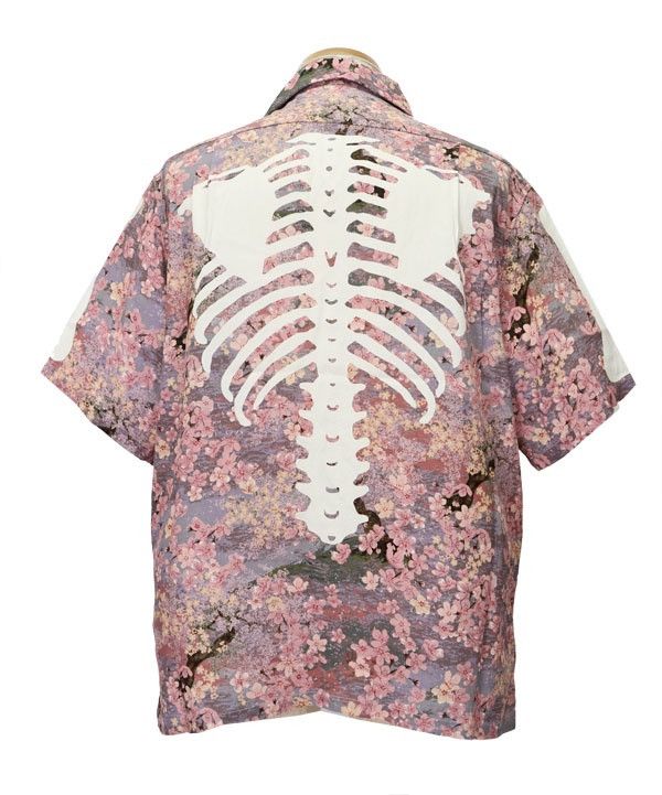 Kapital Kapital Bone cherry blossoms rayon aloha shirts size 4 Size US XL / EU 56 / 4 - 2 Thumbnail