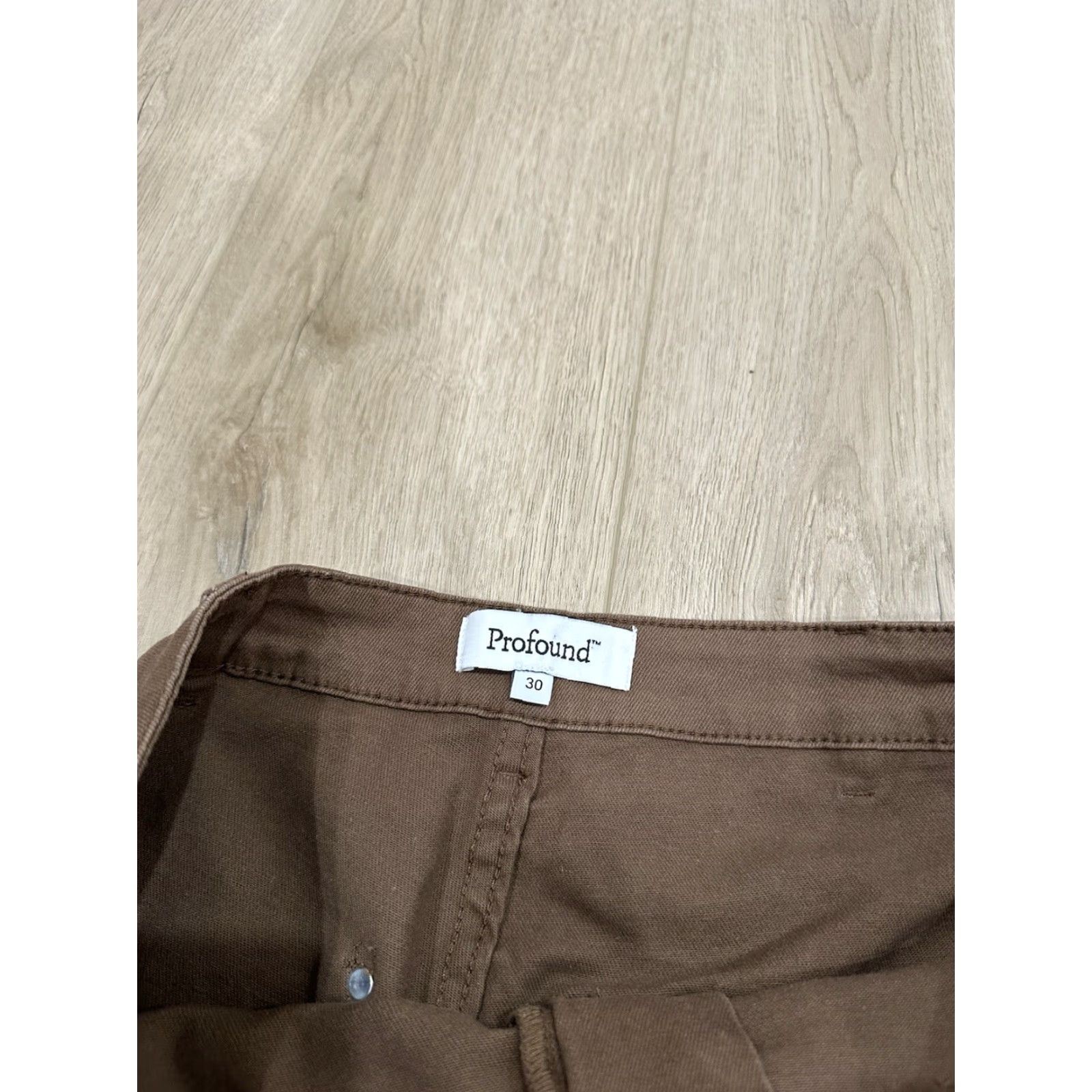 Doublet Profound Pants Mens Casual Brown 30 Regular 27 Inseam Double Knee Vintage No Size US 30 / EU 46 - 5 Thumbnail