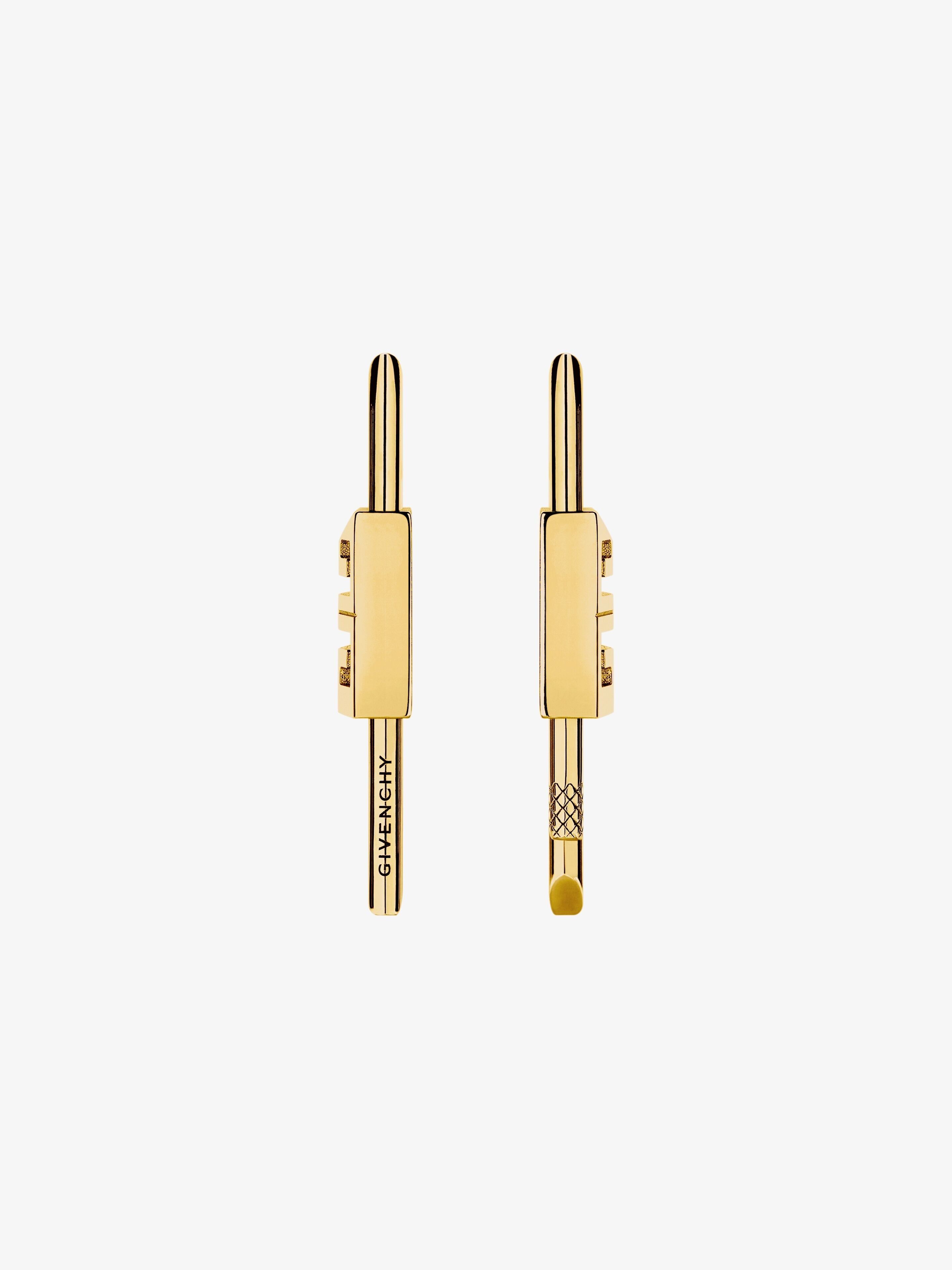 Givenchy o1srvl11e0725 Size: OS / Lock Earring in Gold Size ONE SIZE - 4 Thumbnail