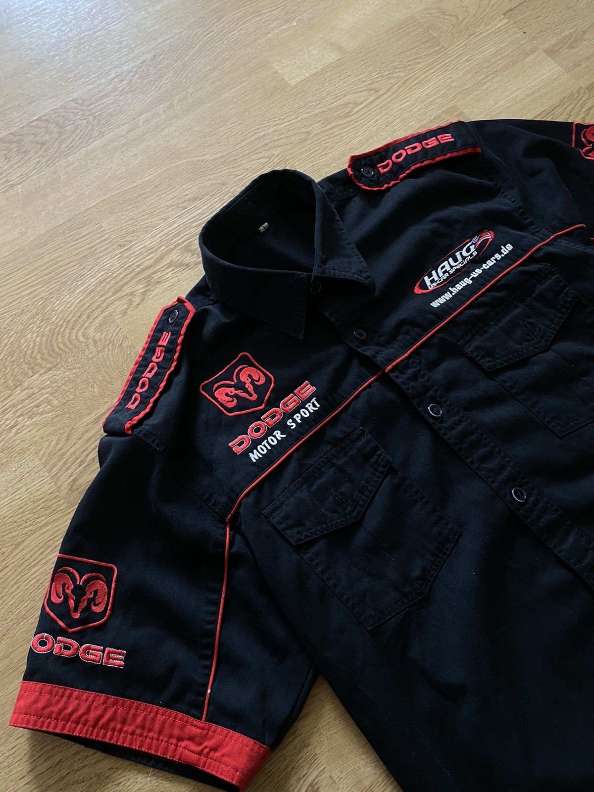 Vintage VINTAGE 90's DODGE RACING HEAVY SHIRT Size US L / EU 52-54 / 3 - 4 Thumbnail