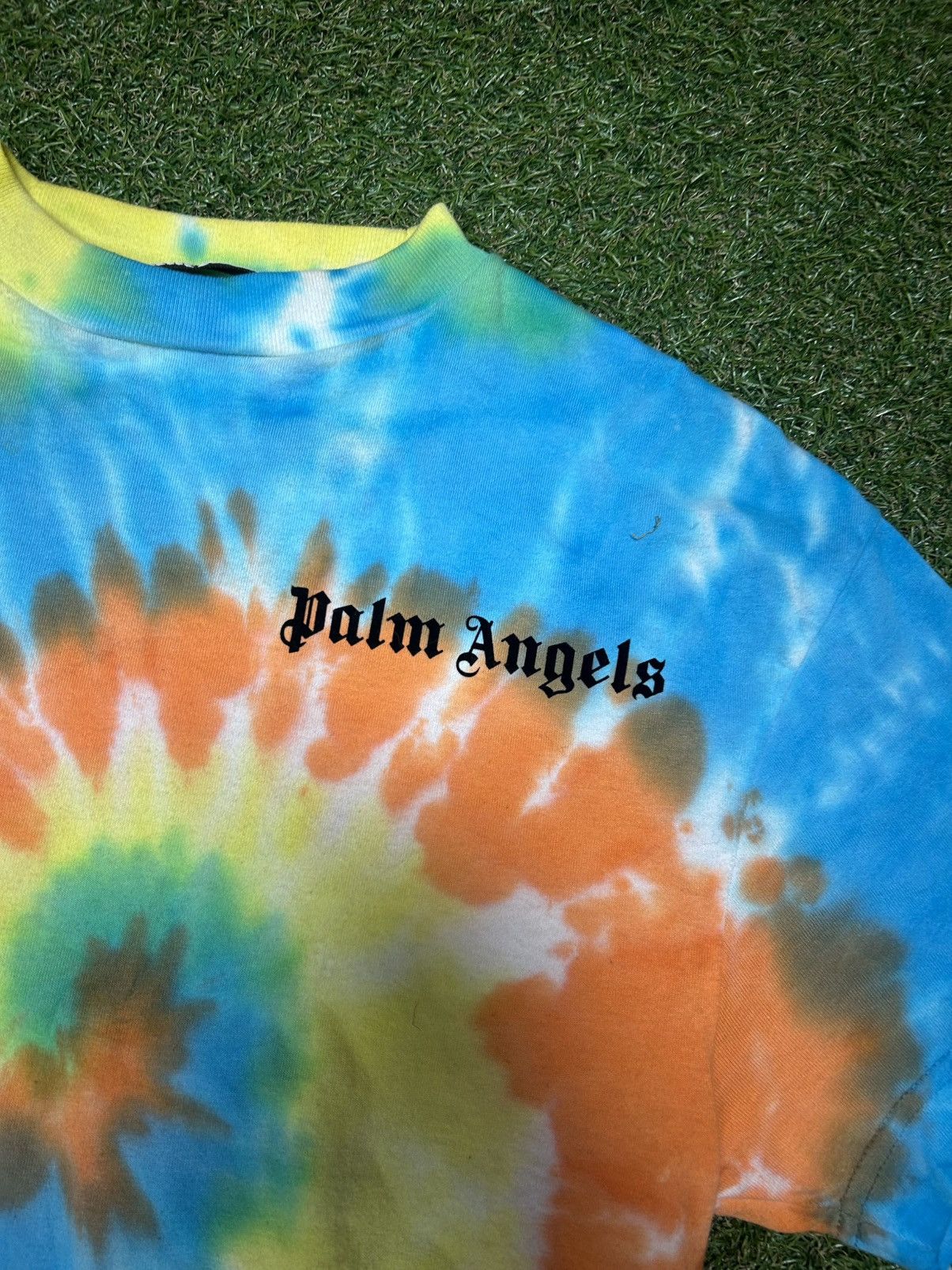 Palm Angels Palm Angels Tie Dye T-Shirt Size US XXS / EU 40 - 2 Thumbnail