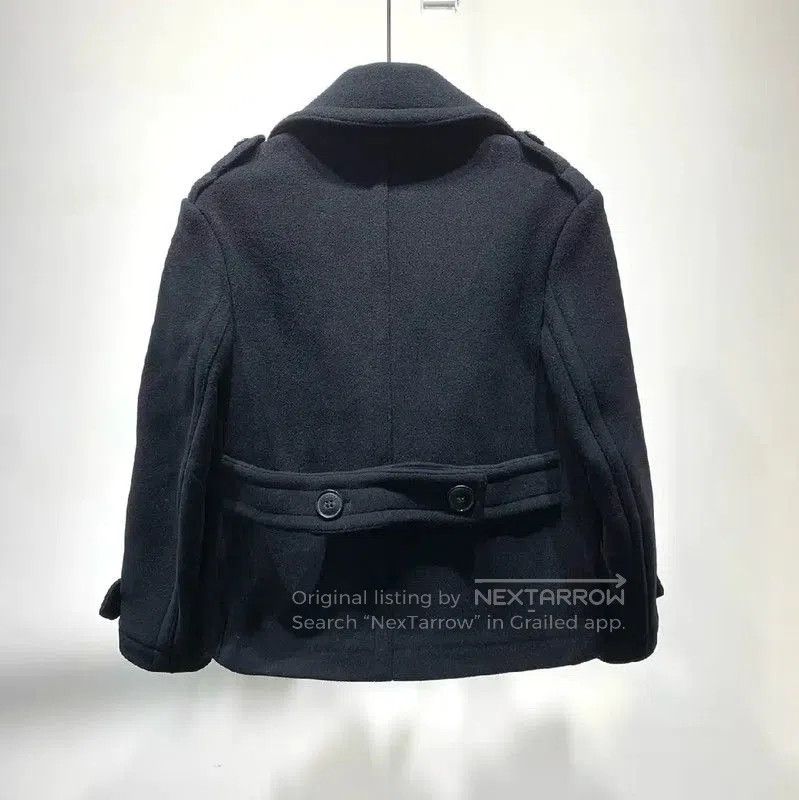 Burberry Burberry Black Wool Peacoat for Women. Size S / US 4 / IT 40 - 2 Thumbnail
