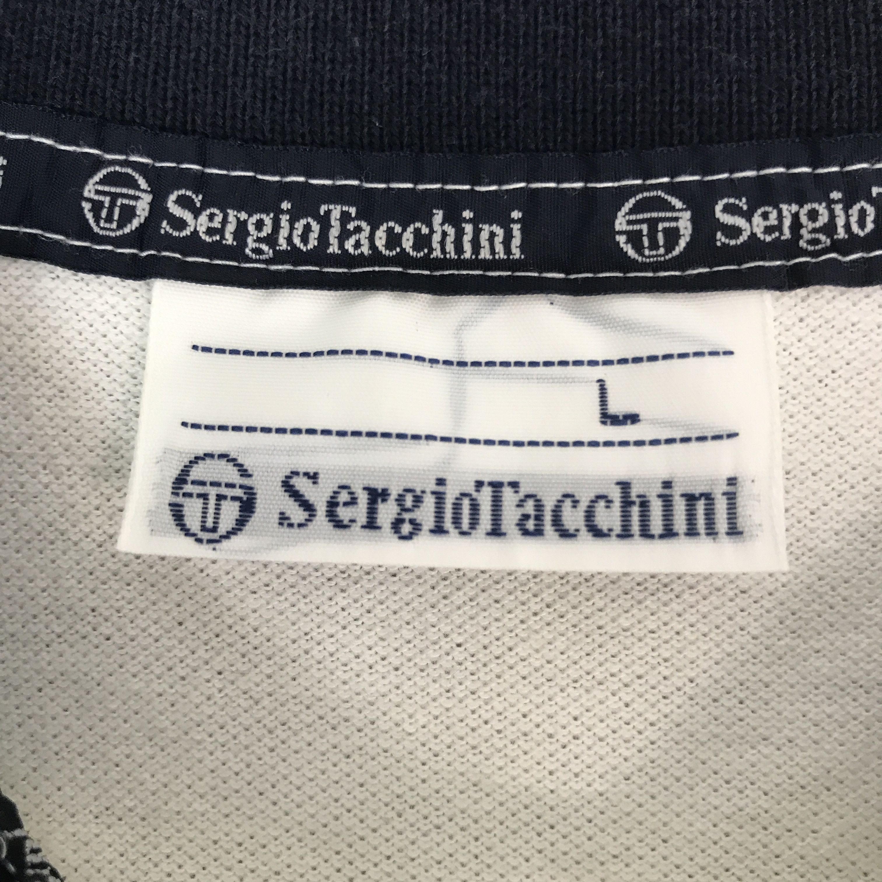 Sergio Tacchini Vintage Sergio Tacchini Polo design Shirt Size US L / EU 52-54 / 3 - 7 Thumbnail