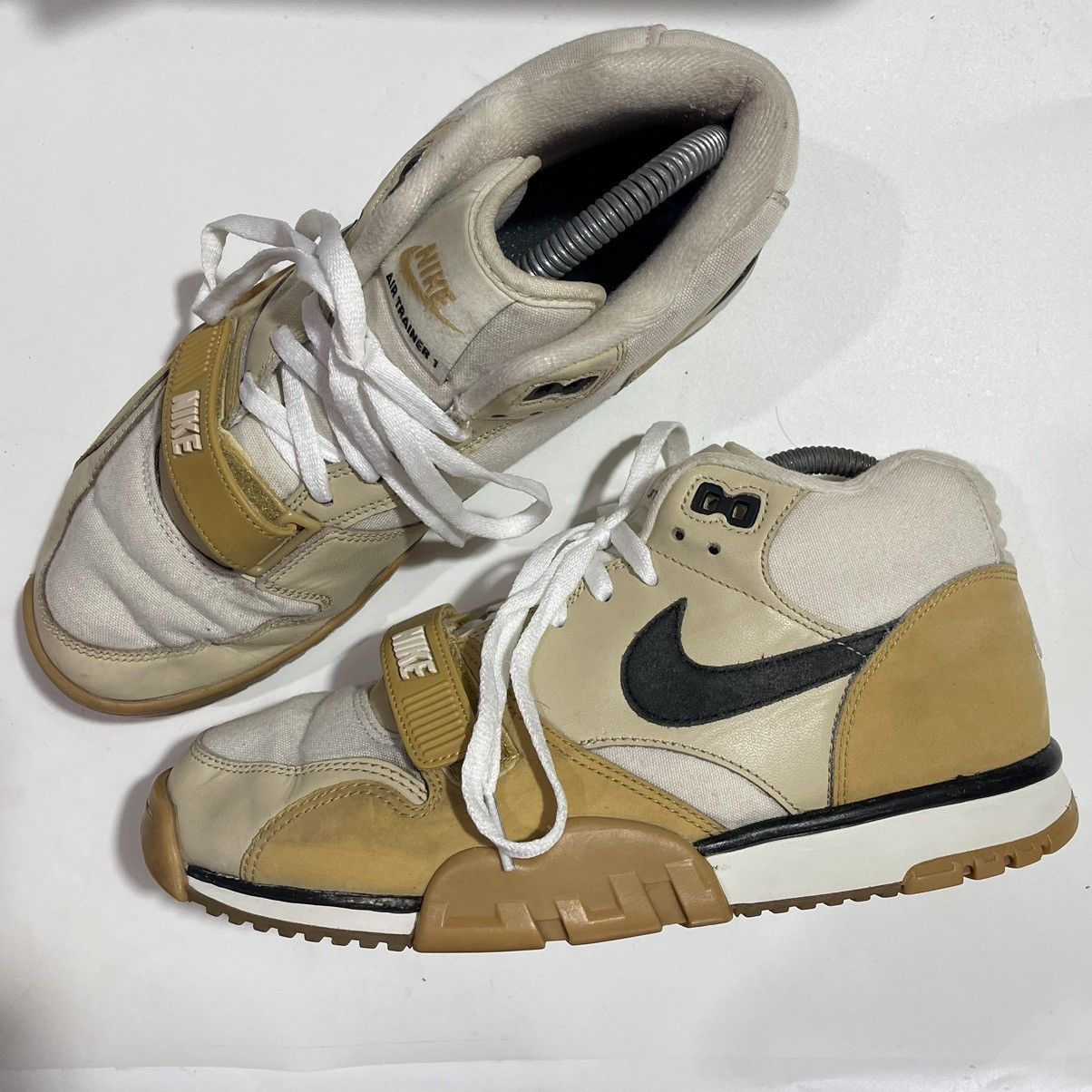 Nike Nike Air Trainer 1 Coconut Milk beige brown wheat khaki Size US 8.5 / EU 41-42 - 2 Thumbnail