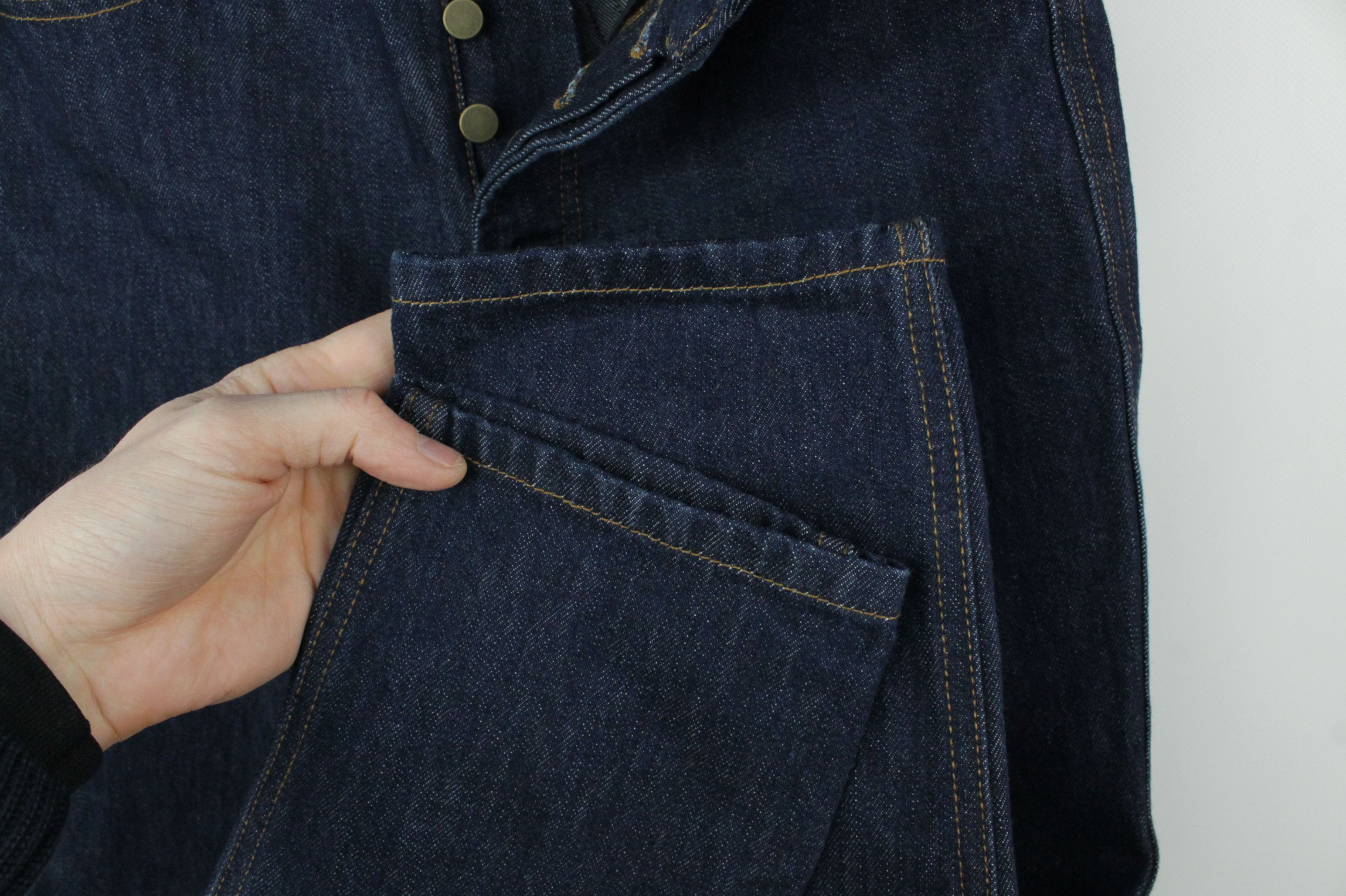 Sezane Sezane Paris Indigo Denim High Waist Brut Sexy Jeans Size 29" - 5 Thumbnail