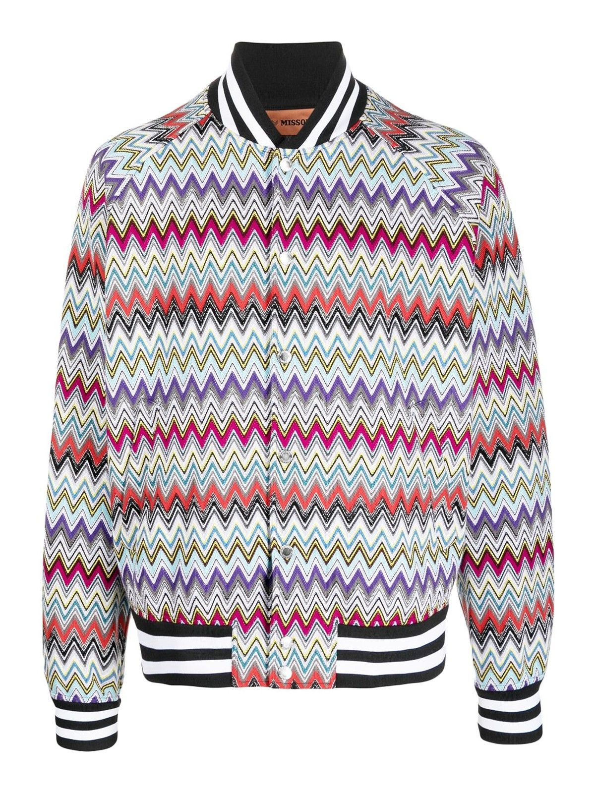 Missoni o1y0225 Bomber Jacket in Multicolor Size US M / EU 48-50 / 2 - 1 Thumbnail