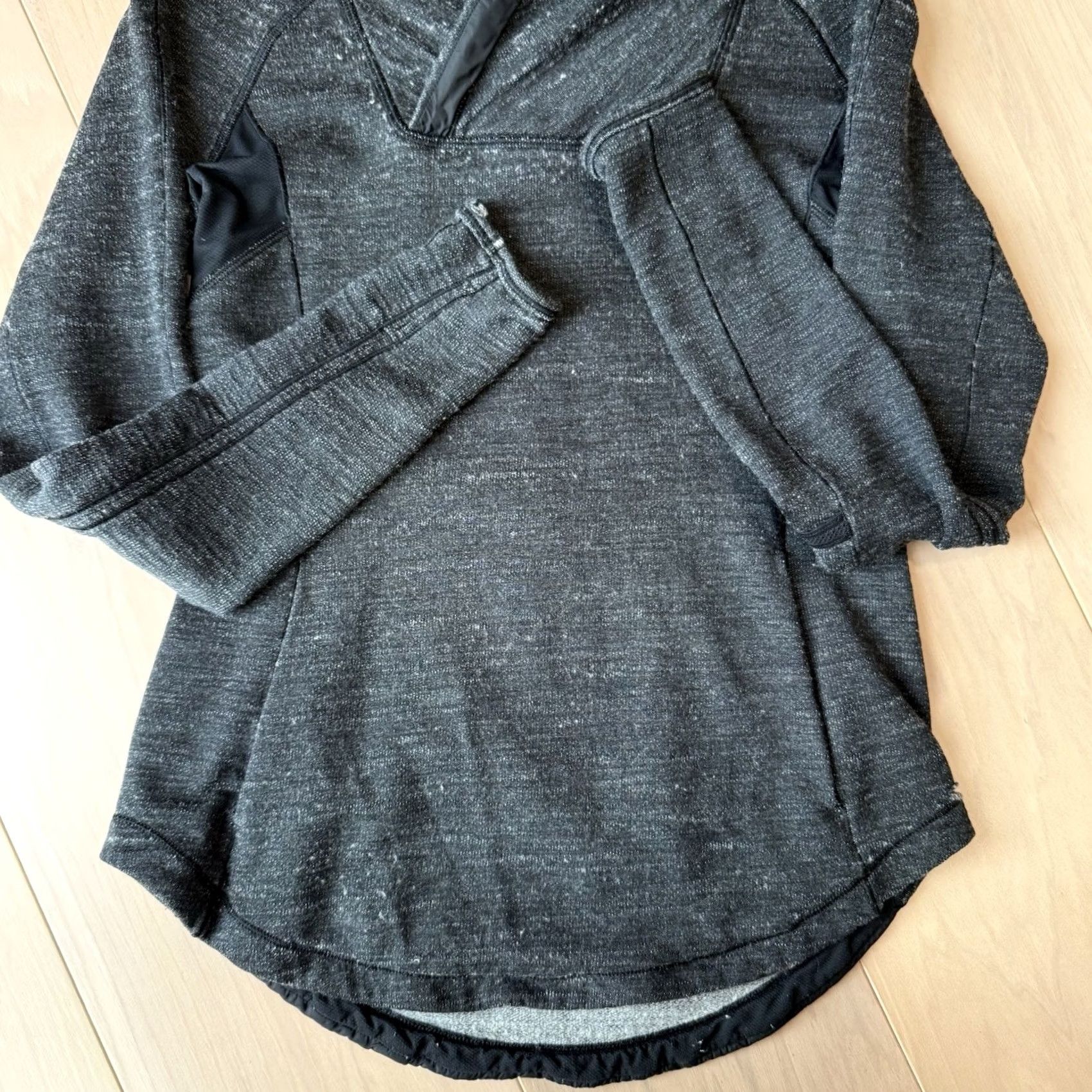 Lululemon Lululemon Hoodie 4 Dark Gray Cowl Neck Pullover Wool Blend Athleisure Yoga Hoodie Womens M Gray Size M / US 6-8 / IT 42-44 - 6 Thumbnail