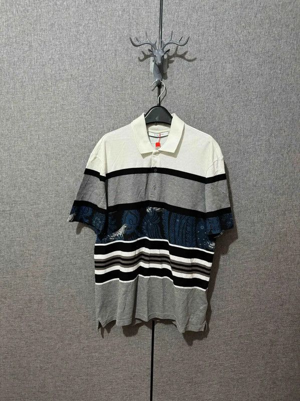 Givenchy Givenchy Colorblock Cotton Men's Polo Shirt 0089 Size US XXL / EU 58 / 5 - 1 Thumbnail