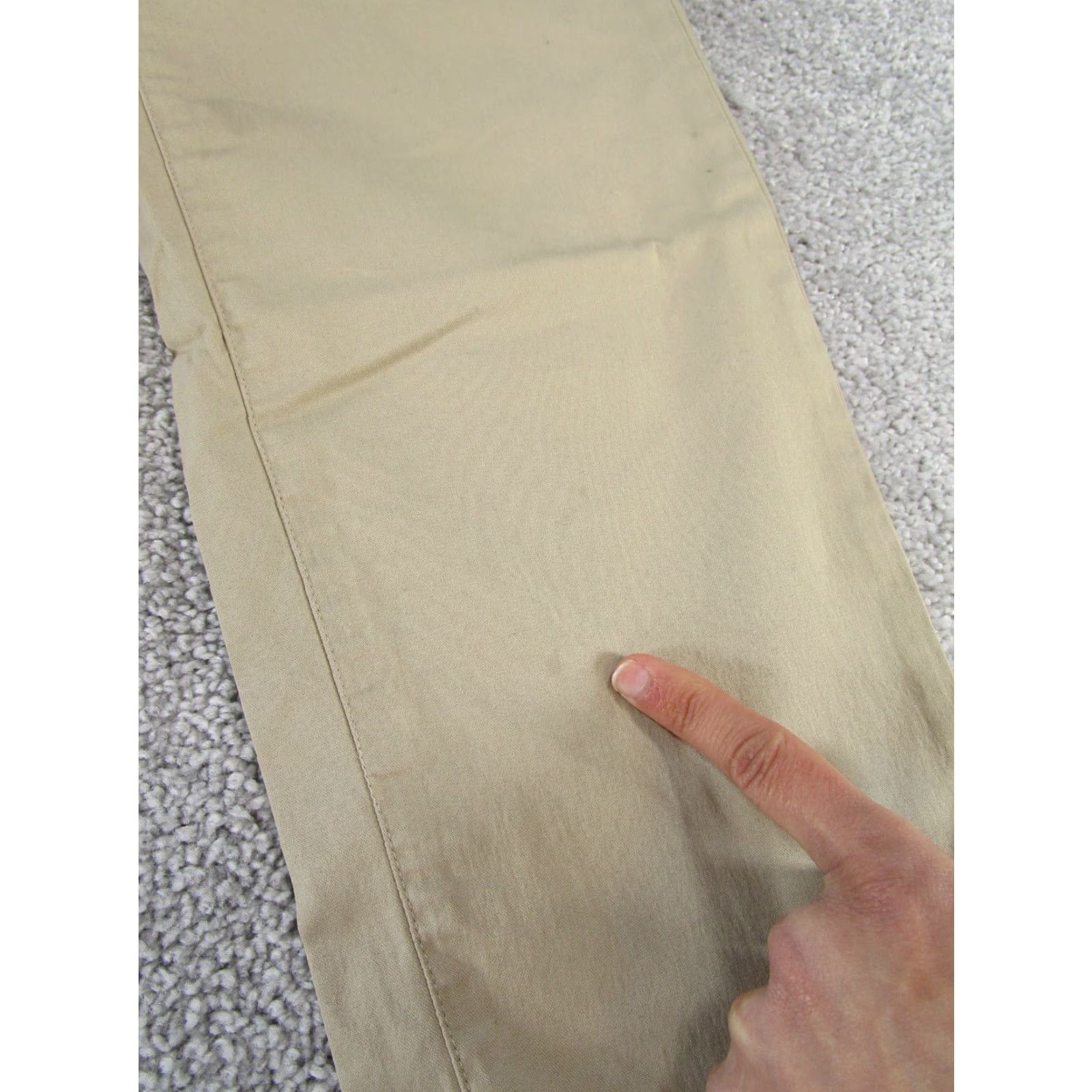 Vintage Birddogs Pants Mens 34 Beige Khaki Lightweight Cotton/Nylon Slim Taper 34X31 Size US 34 / EU 50 - 2 Thumbnail