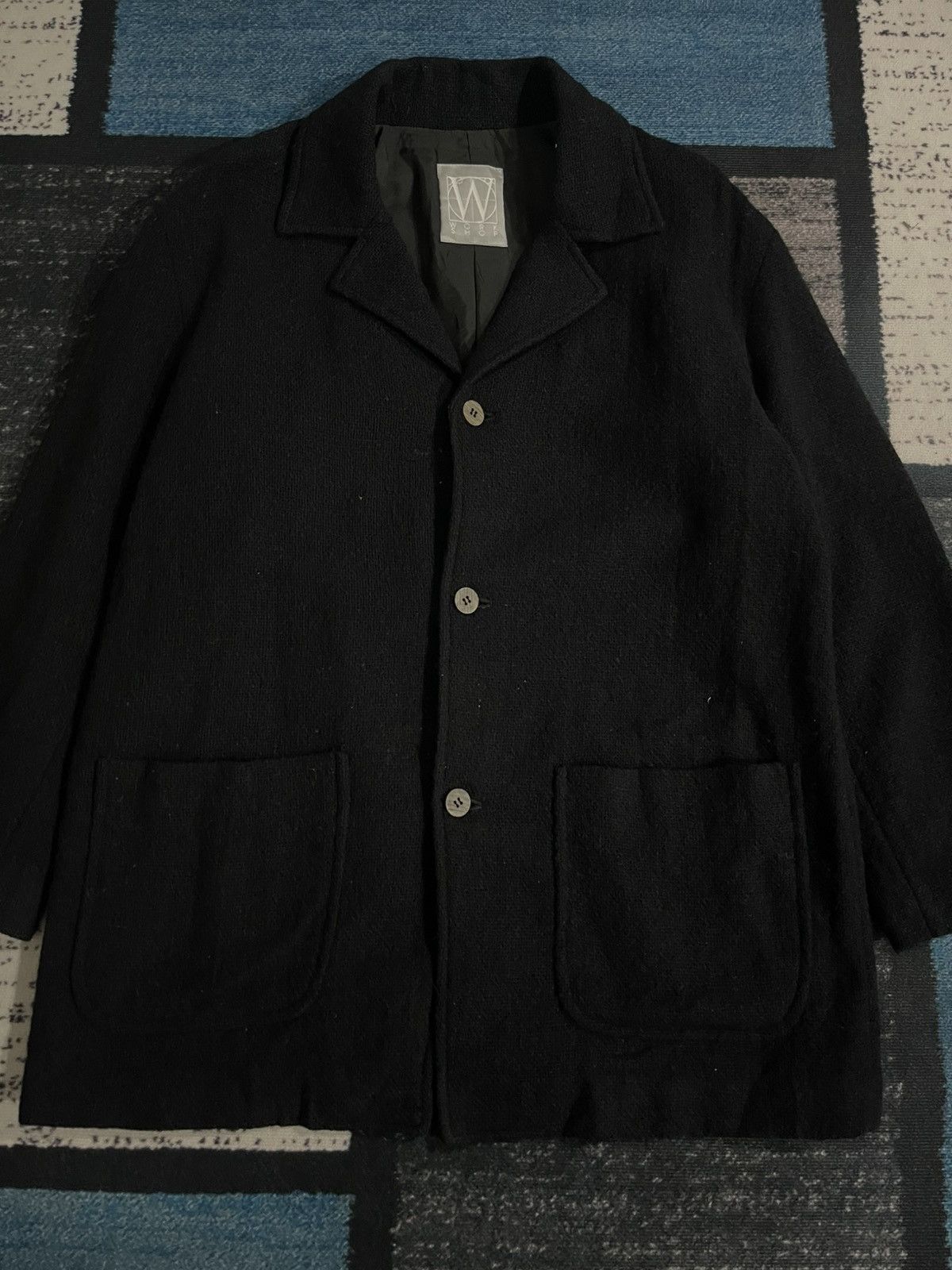 Yohji Yamamoto Vintage Workshop By Yohji Yamamoto Coat Jacket Size 50L - 5 Thumbnail