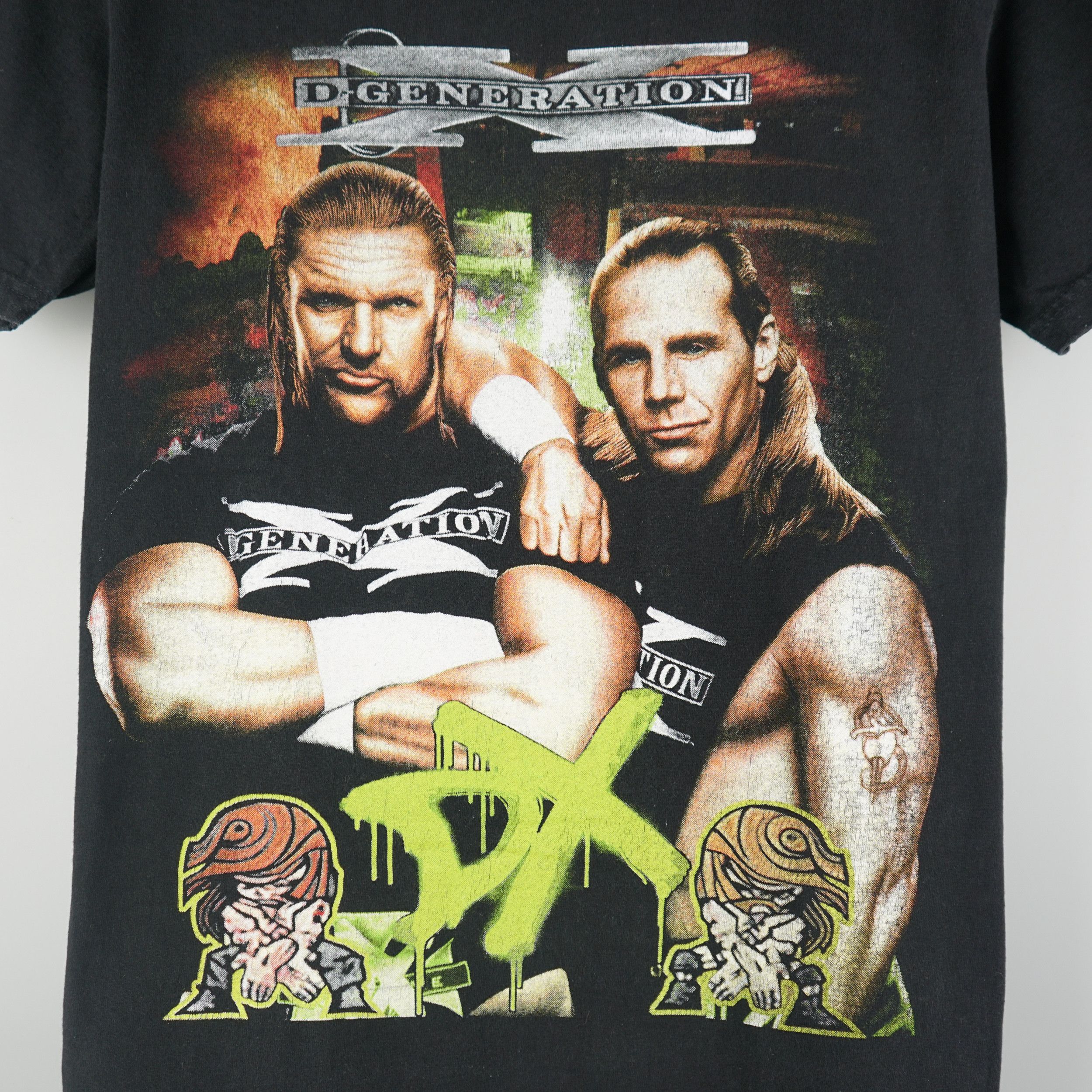 Vintage vtg Wrestling Degeneration X T-Shirt Shawn Michaels Triple H ...