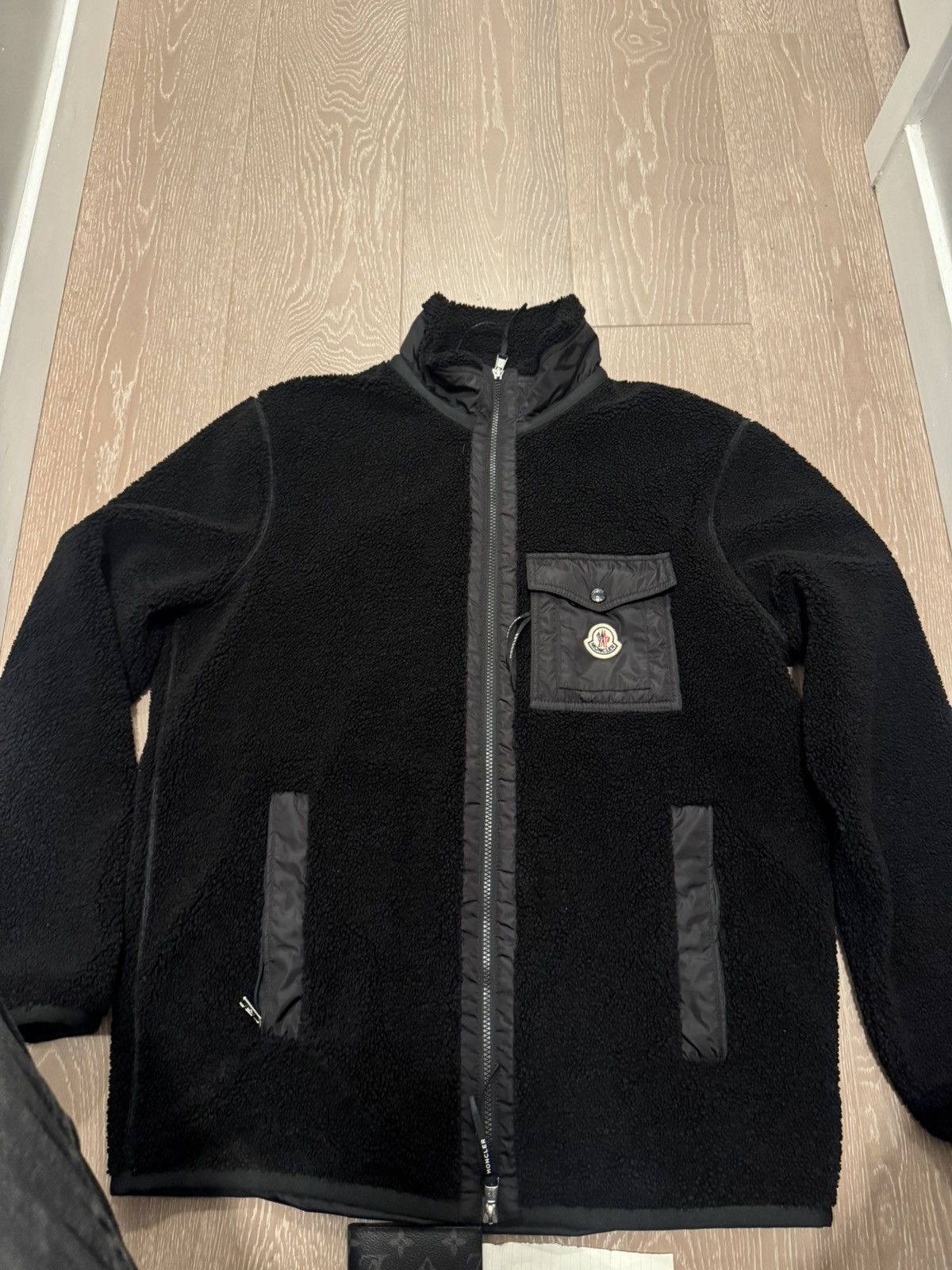 Moncler Moncler Teddy Zip-up Jacket Size US XL / EU 56 / 4 - 3 Thumbnail