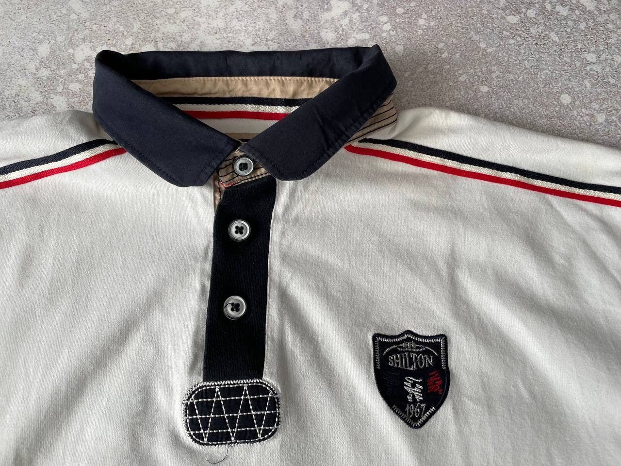 Vintage Vintage Shilton Team France #7 Rugby Long Sleeve Big Logo Size US XL / EU 56 / 4 - 8 Thumbnail
