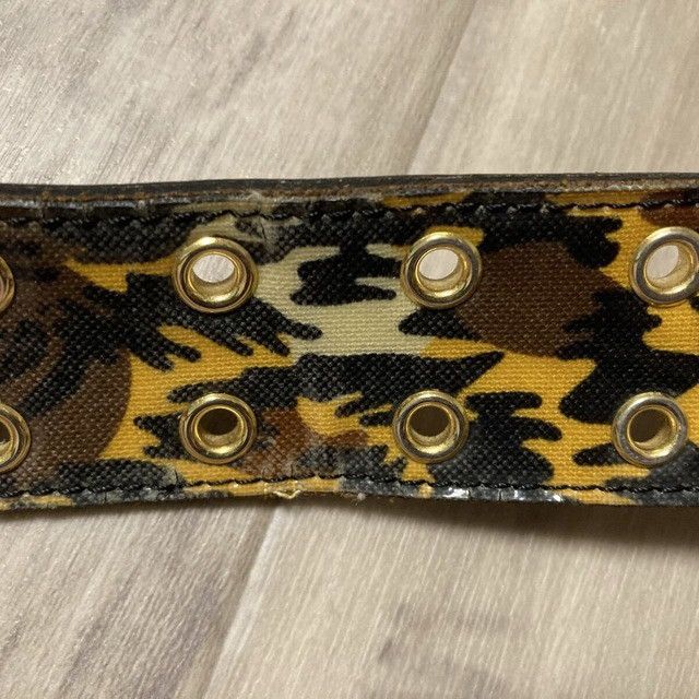 Bape 🔥Vintage🔥 BAPE Leopard Camo Belt a bathing ape NIGO Size ONE SIZE - 6 Thumbnail