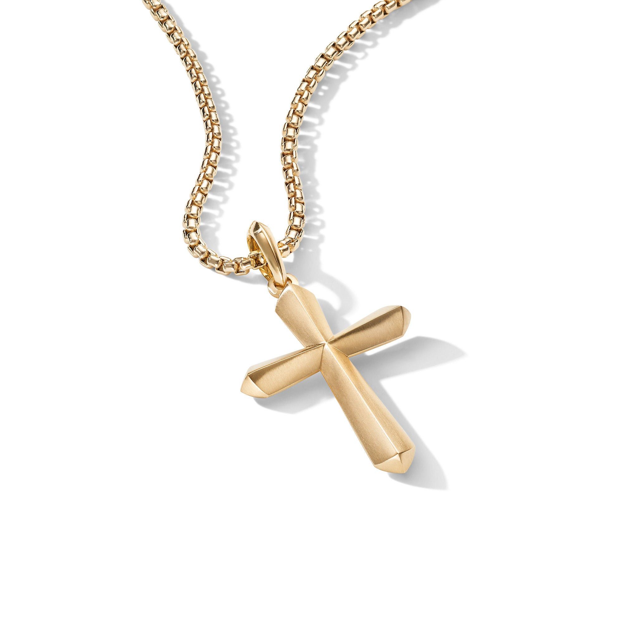 David Yurman o1w1db10526 D25393M /Size 8/Roman Cross Amulet in Golden Size ONE SIZE - 2 Thumbnail