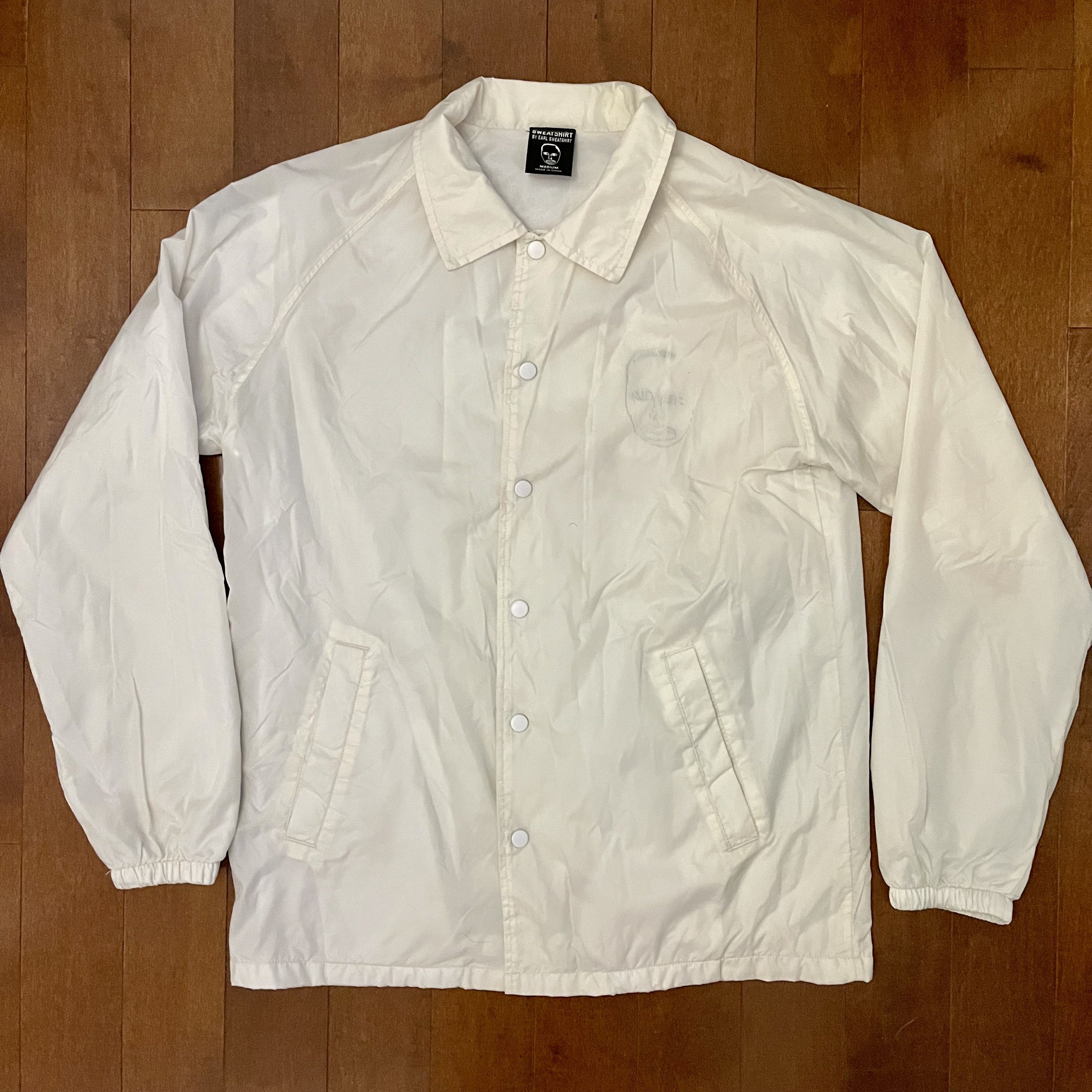 Odd Future EARL SWEATSHIRT - White Coaches Jacket Size US M / EU 48-50 / 2 - 1 Thumbnail