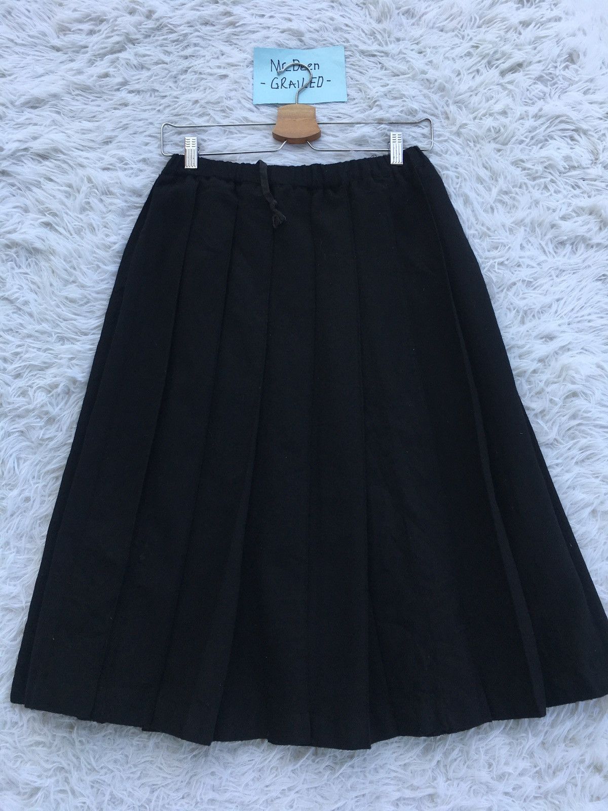Comme des Garcons Rare Vintage Comme Des Garcons robe de chambre Wool Skirt Size 24" / US 00 / IT 34 - 4 Thumbnail