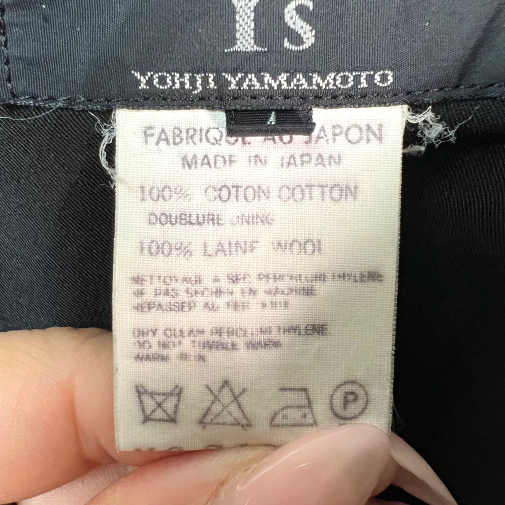 Yohji Yamamoto VINTAGE Yohji Yamamoto Womens Size 4 Dark Gray Denim Maxi Skirt Back Slit Size 27" / US 4 / IT 40 - 4 Thumbnail