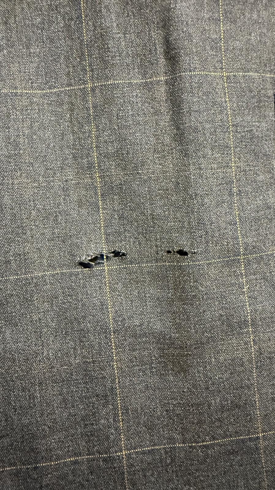 Designer Vintage Gianni Versace Couture Grey Wool Blazer Made in Ital Size 40R - 10 Thumbnail