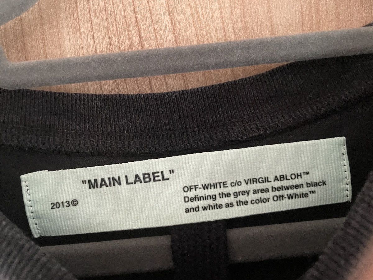 Off-White Off-White 3D Line Slim Tee Anthracite Size US M / EU 48-50 / 2 - 3 Thumbnail